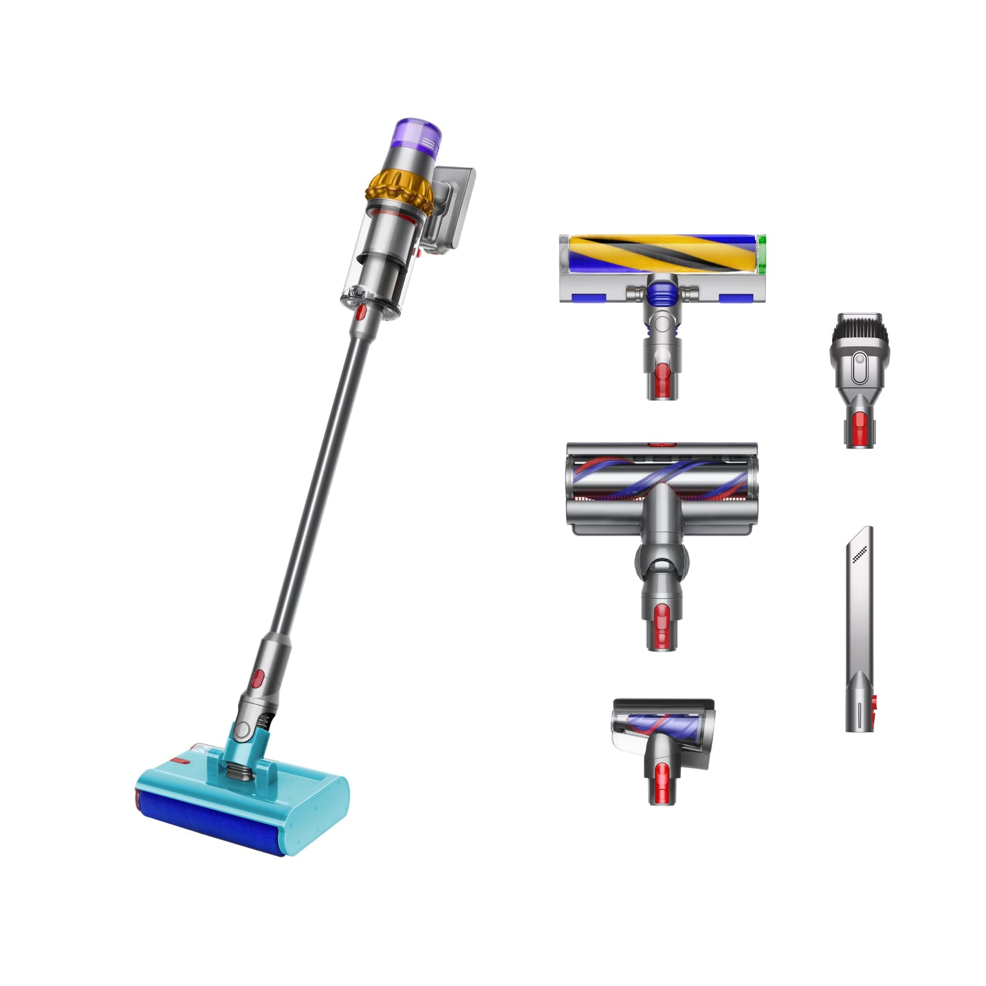 Dyson V15S Detect Submarine​ Wet Dry Vacuum Cleaner with Advanced Suction Technology, Yellow/Nickel
