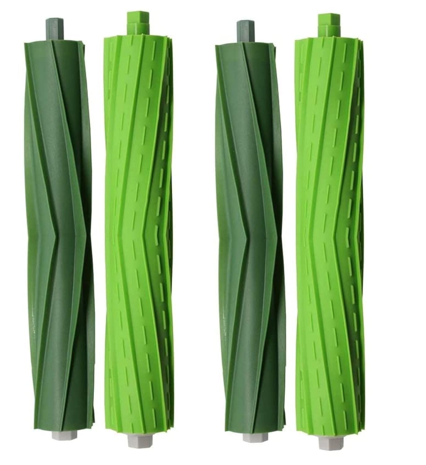 Replacement Dual Multi-Surface Rubber Brushes for iRobot Roomba E, I, and J Series Vacuum Cleaner Accessories
