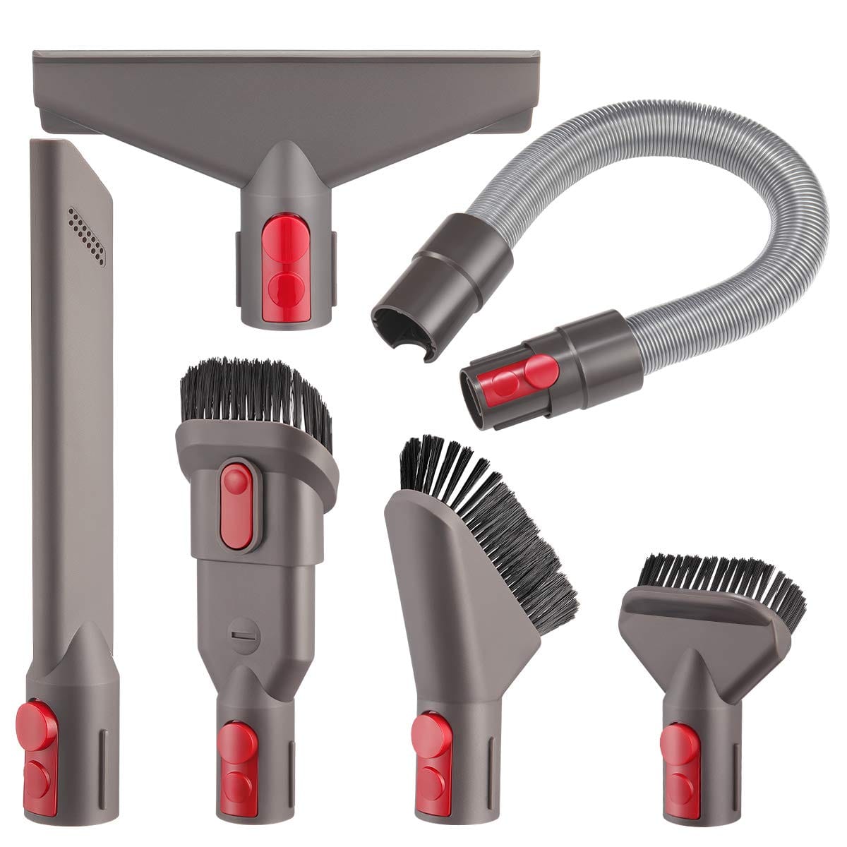 Flexible Attachment Kit Compatible with Dyson Gen 5 Gen5 V15 V12 V8 V11 V10 V7 - Vacuum Cleaner Accessories Bundle Replacement Brush Tools