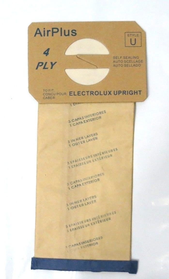 Electrolux Style U 10-Pack Upright Vacuum Cleaner Bags | HEPA Filter Compatible