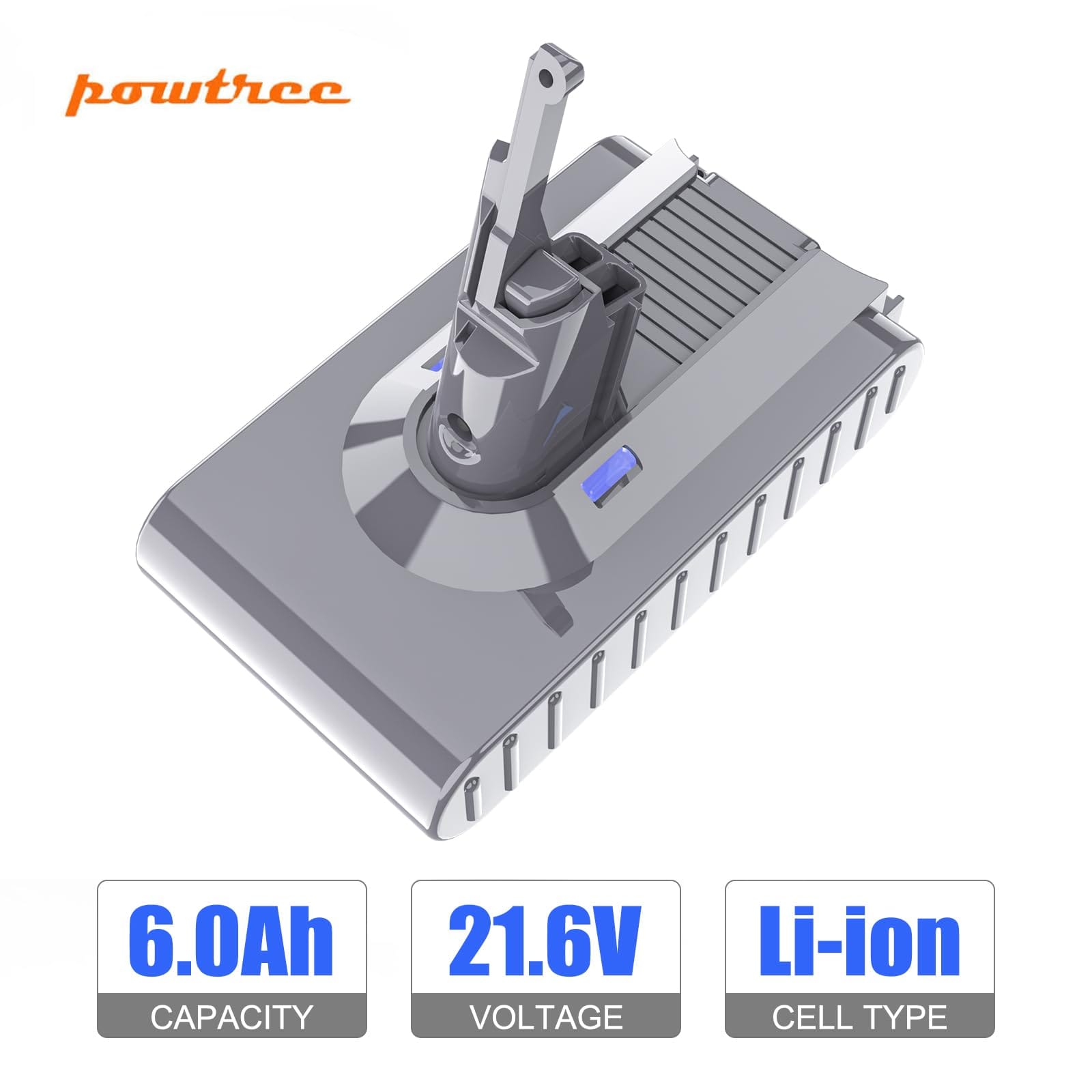 Upgraded 6.0Ah V8 Sv10 Battery 215681 Replacement for Dyson V8 Cordless Stick Vacuum Compatible with Animal/Absolute/Motorhead/Fluffy Models + Bonus 2Pks Filters - Review Image 2