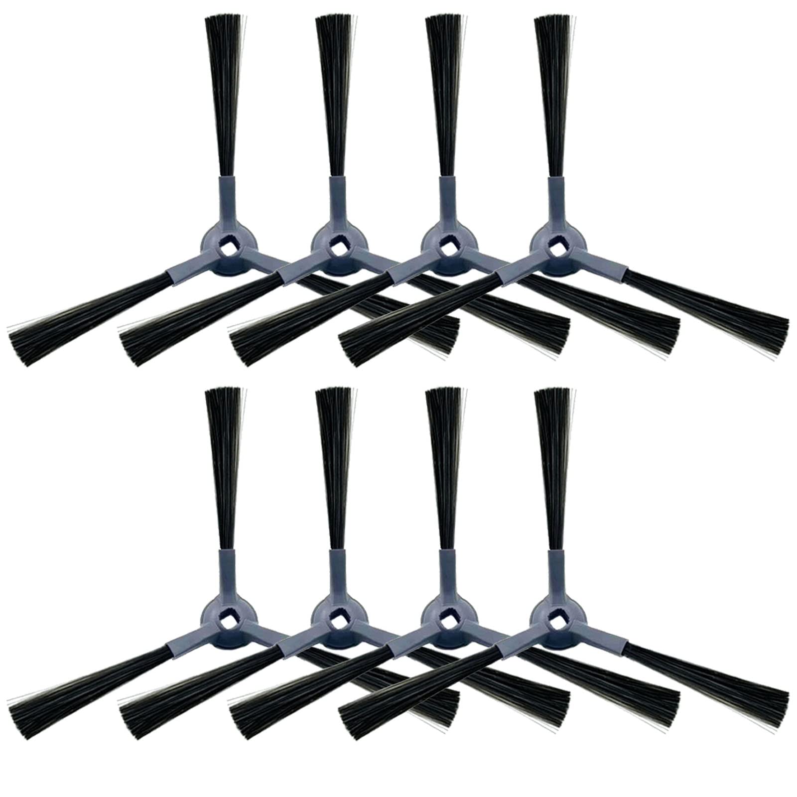 Upgraded 8 Pack Side Brushes Replacement Compatible with Shark Robot Vacuum Cleaners - Efficient Cleaning Capability for Pet Hair, Powerful Suction