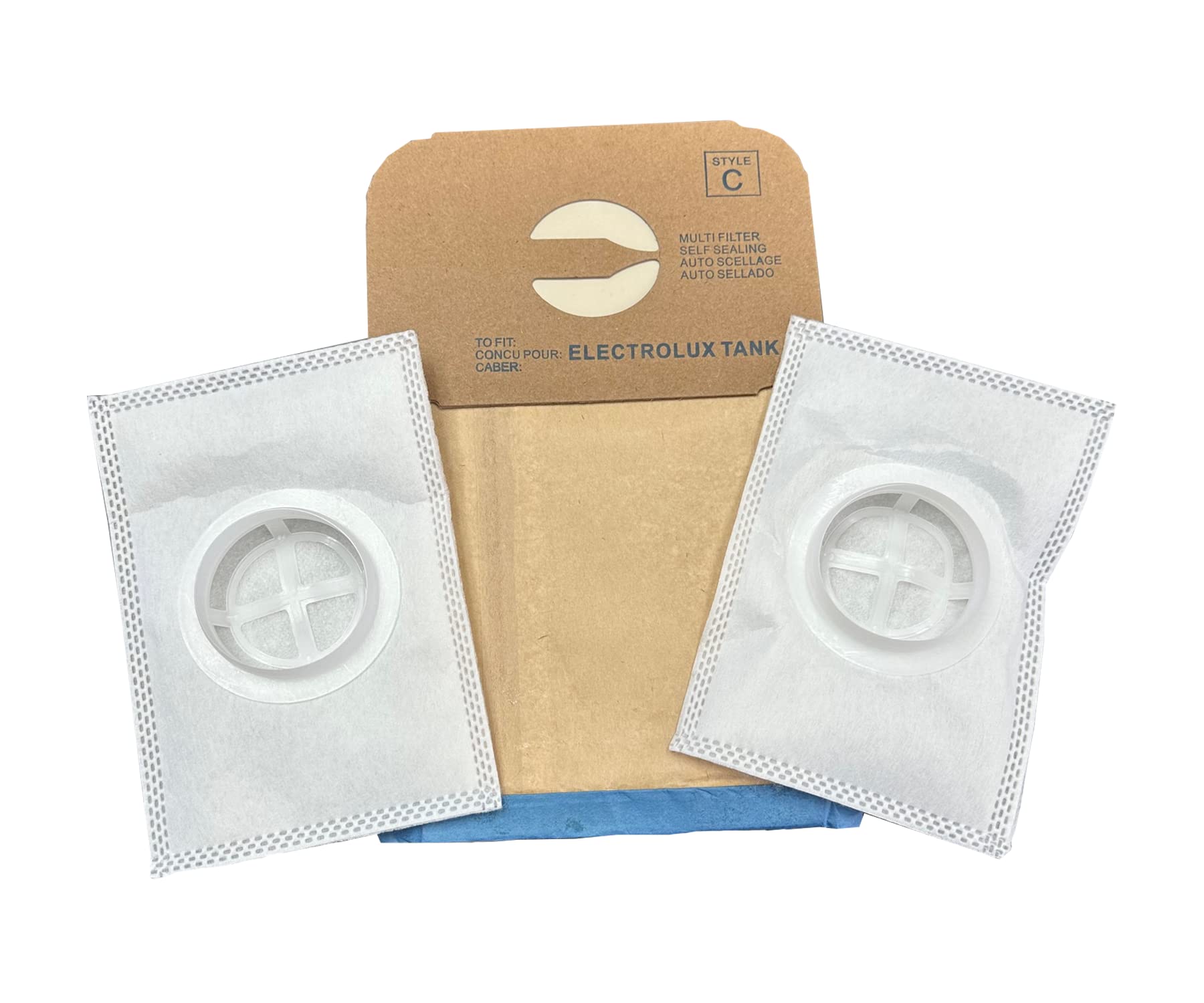 High-Quality Replacement Style C Bags and After-Filters for Electrolux Type C Canister Vacuums - Pack of 24 Bags