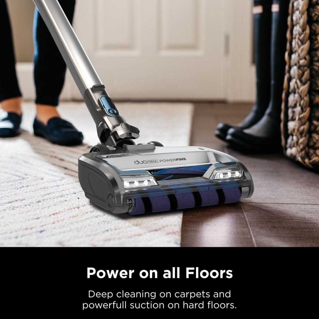 Shark Vertex Ultra Lightweight Cordless Stick Vacuum with DuoClean PowerFins, Pet Multi-Tool, Anti-Allergen, Flex, 60 Min Runtime - Blue - Review Image 2