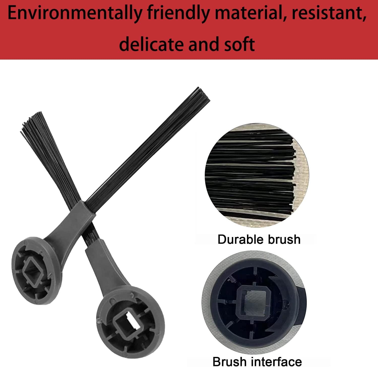 Side Brush For Shark Ai Av2501S, Av2501Ae, Rv2502Ae, Rv2520Aous, Av2510Aous Robotic Vacuum Cleaner Replacement Parts - 4 Pack - Review Image 4