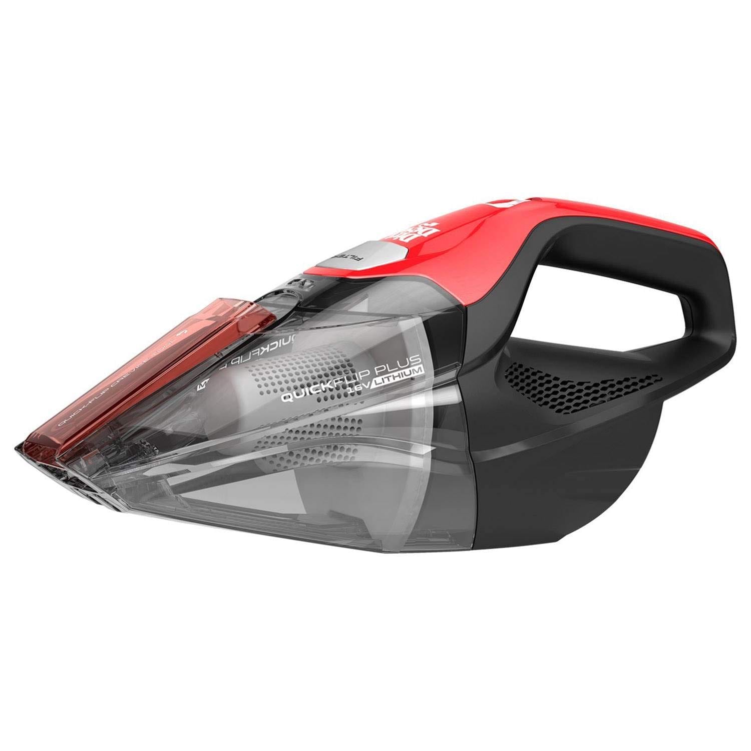 Dirt Devil Plus 16V Quick Flip Pro Cordless Handheld Vacuum Cleaner with Lithium Ion Battery