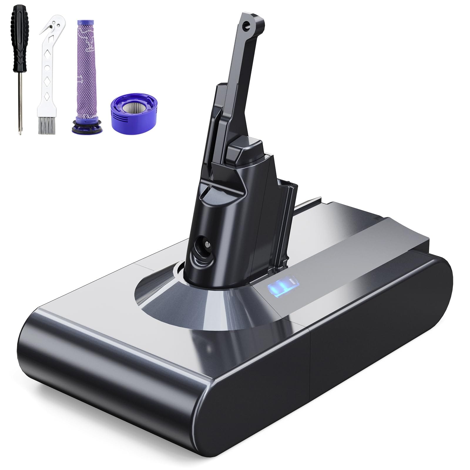 High Capacity 21.6V 8.0Ah Lithium-ion Battery for Dyson V8 Vacuum Cleaners