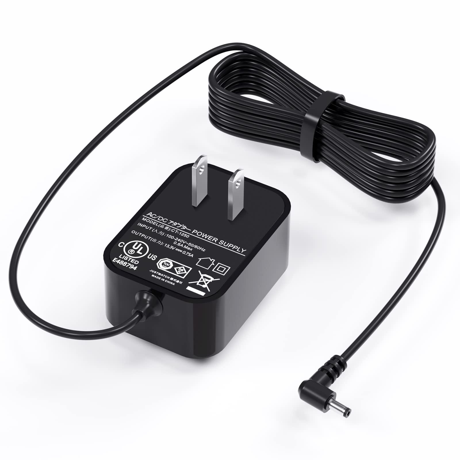 Replacement Charger for Shark Vacmop VM200 Series 10.8V Li-Ion Battery Pro Cordless Hard Floor Vacuum Mop