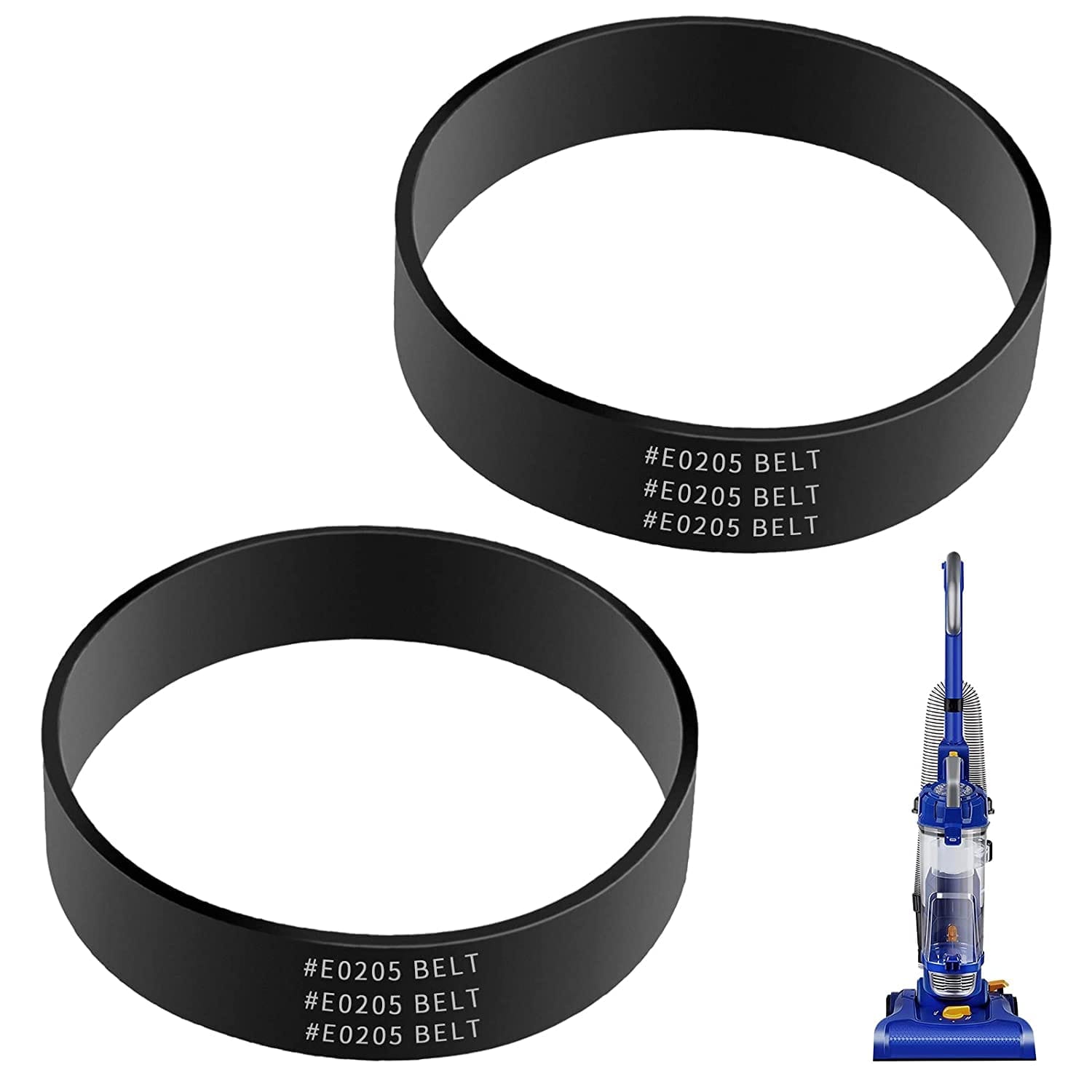 Replacement Vacuum Belts for Eureka Powerspeed Bagless Upright Cleaner - Compatible with NEU182B NEU181 NEU180 NEU188A NEU182A NEU192 Neu186 Neu188 Neu190 Series, 2 Pack