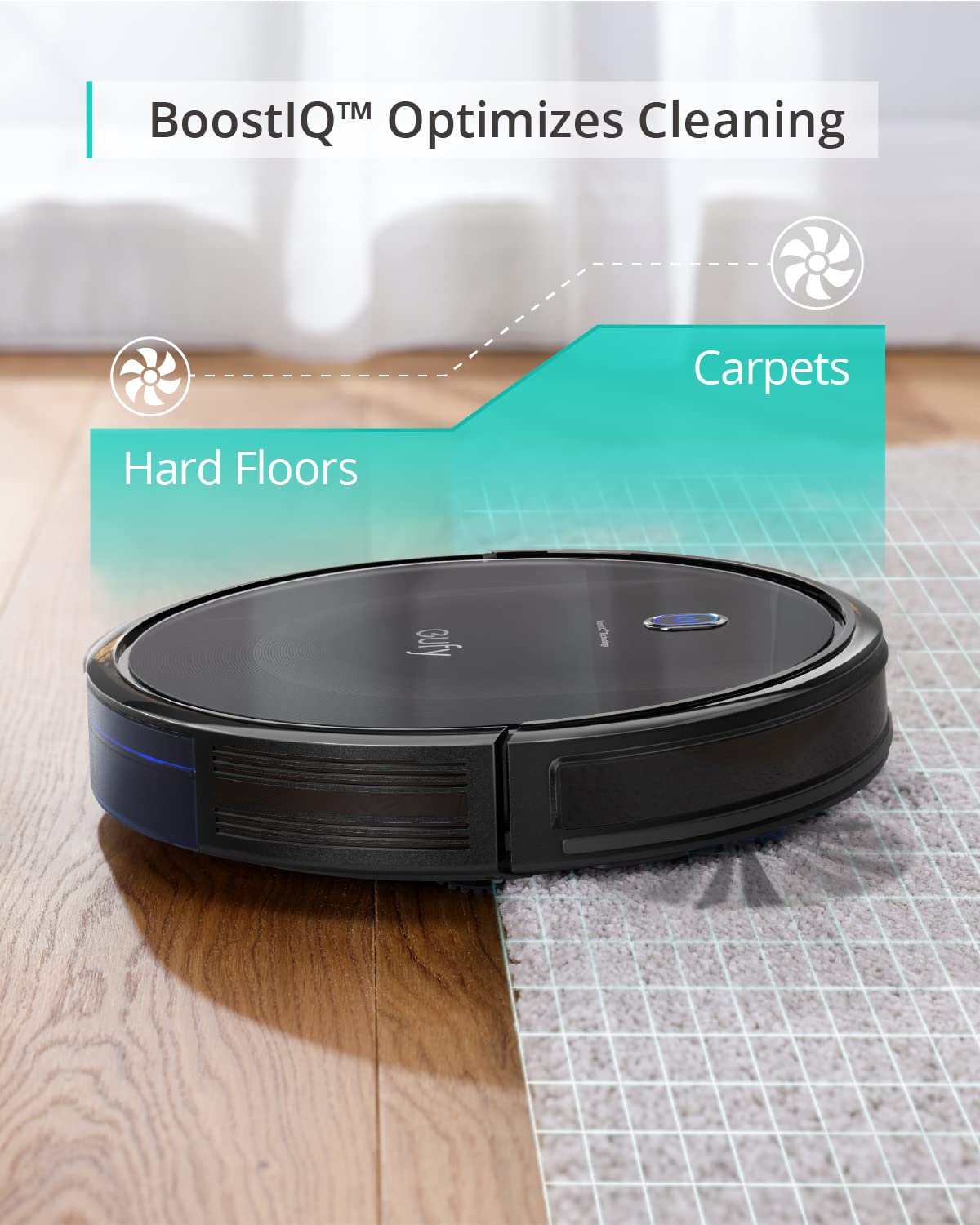 Eufy RoboVac 11S Max: Super Thin Cordless Robot Vacuum Cleaner with Powerful Suction - Quiet & Self-Charging (Black) - Review Image 4