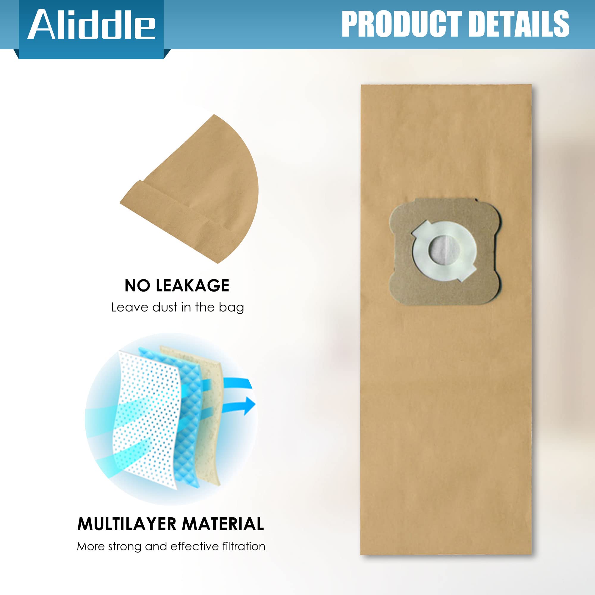 Genuine Kirby Replacement Vacuum Bags 9-Pack for Models G3 G4 G5 G6 G7 Gsix Ultimate G - 197394 Compatible - Review Image 3