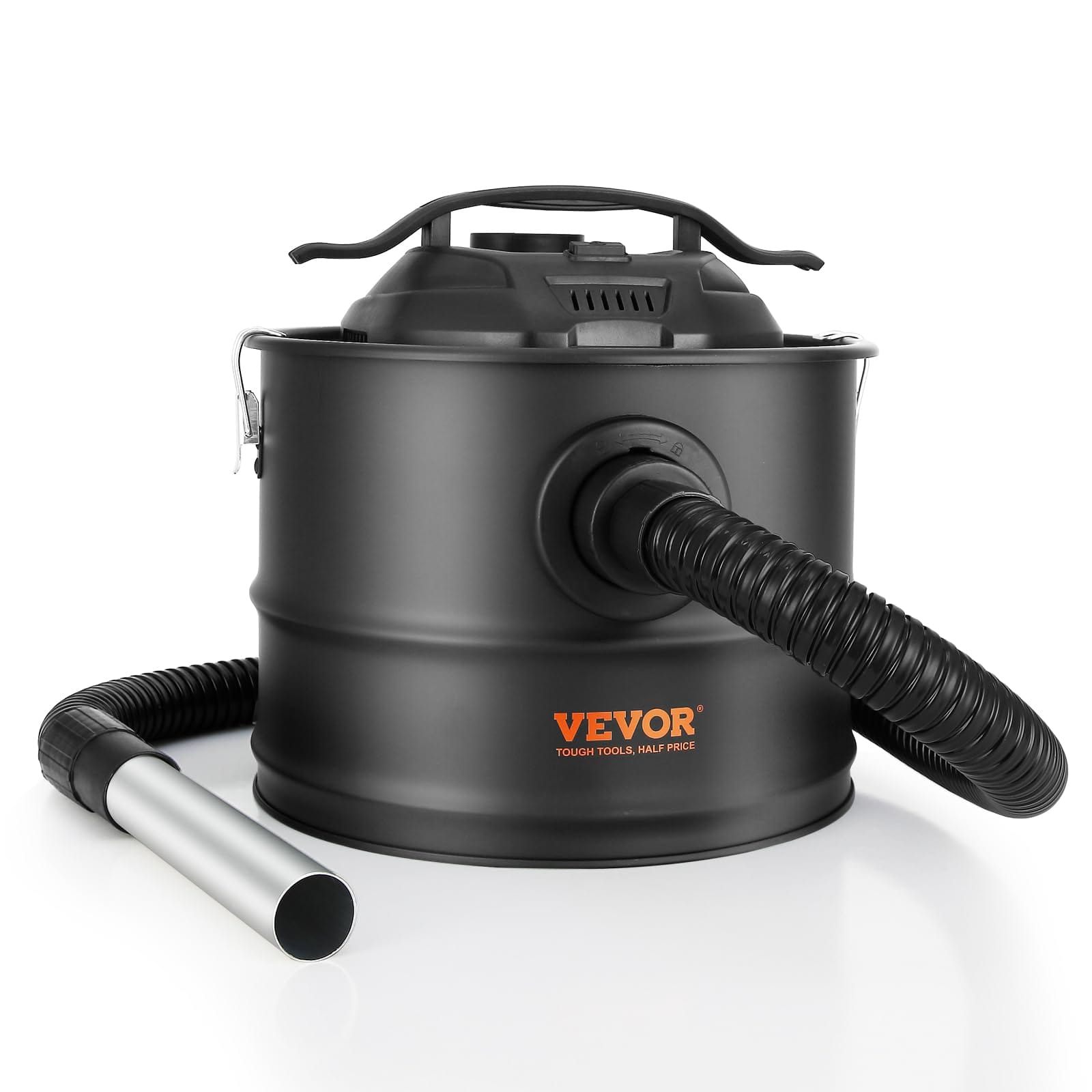 High-Efficiency Vevor Ash Vacuum Cleaner with 1200W Suction Power and 4 Gallon Capacity - Ideal for Fireplaces, Grills, and Stoves