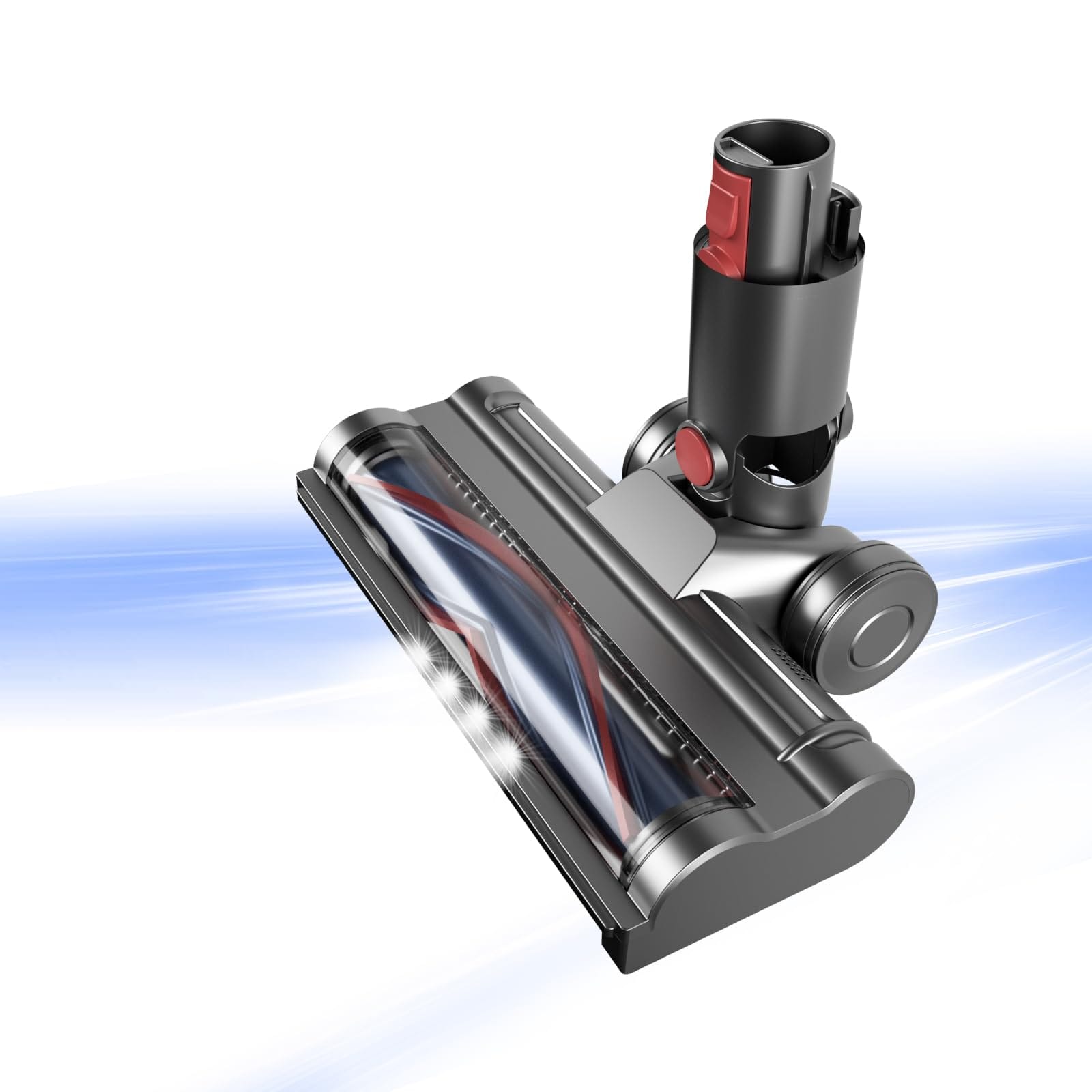 Aiyituo Cordless Stick Vacuum Attachments for Dy.son Cleaners - Soft Roller Brush Head with LED Lights