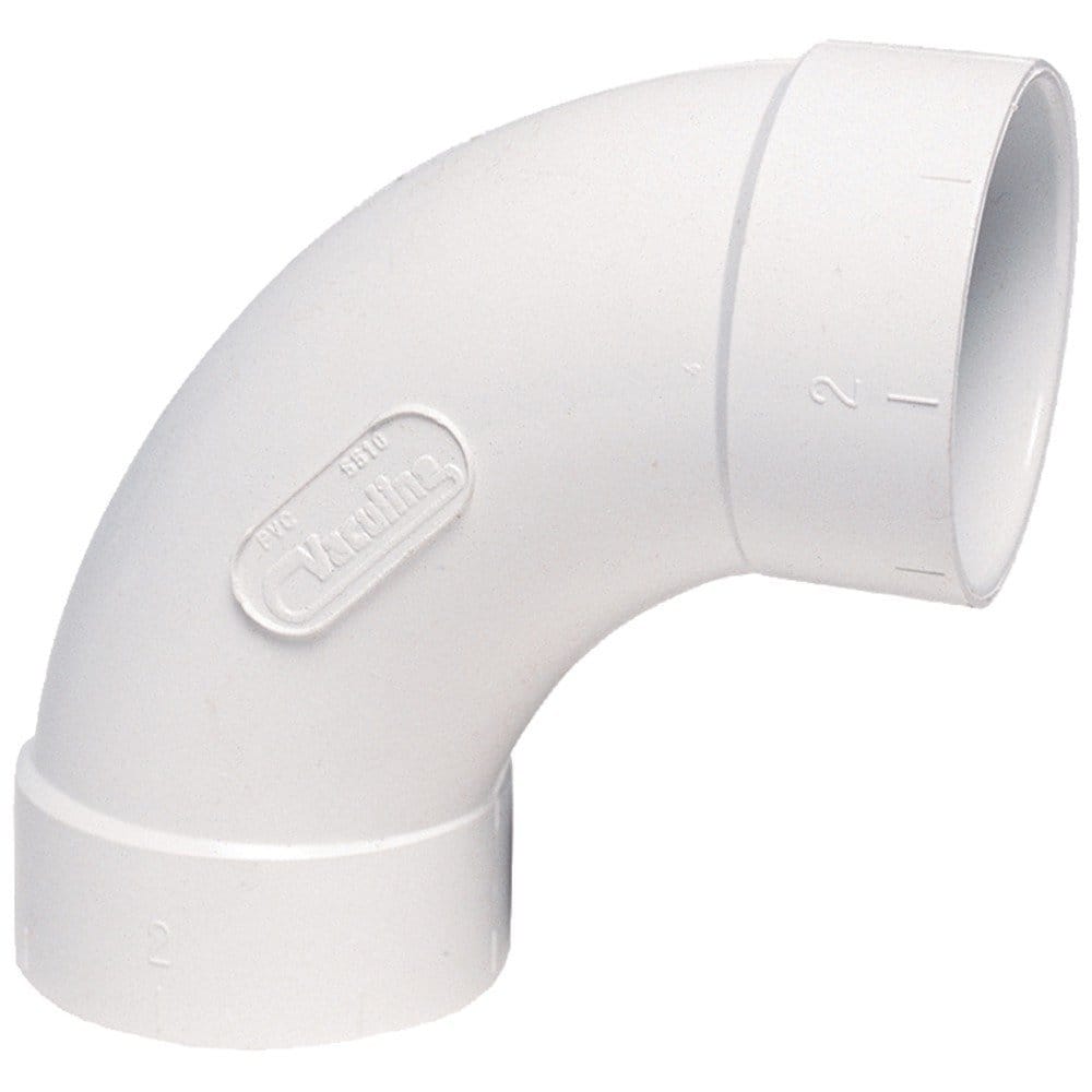 Central Vacuum 90 Degree Sweep Elbow PVC - Pack of 5 - Review Image 3