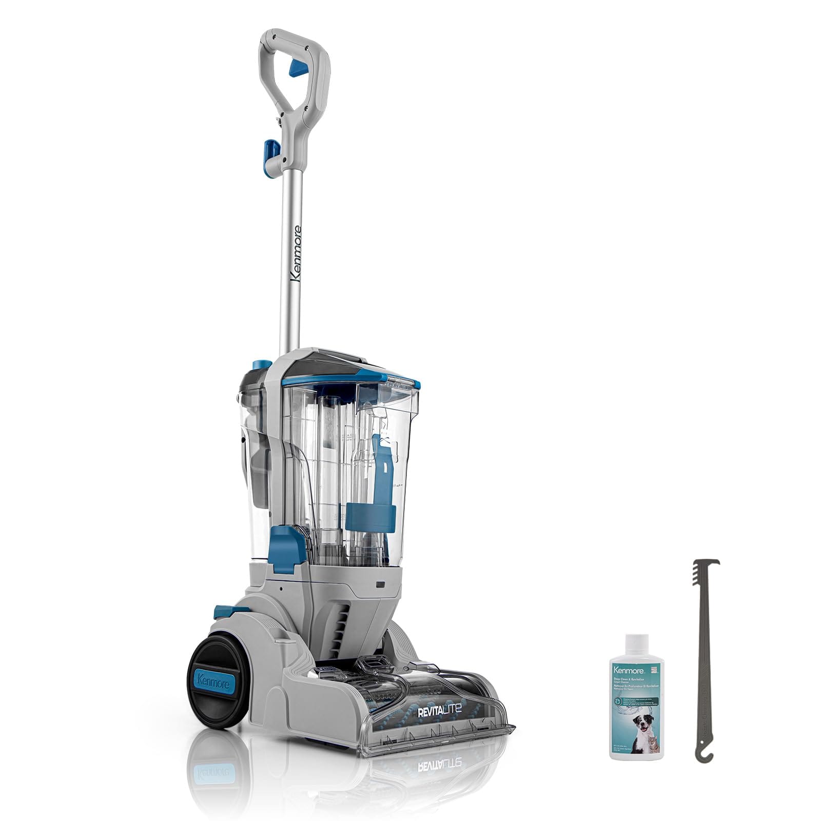 Kenmore Kw4010 Pet Portable Carpet Cleaner Machine with High Cleaning Power, Dual Brush Rolls, Dual Tanks, and 25ft Cord Length