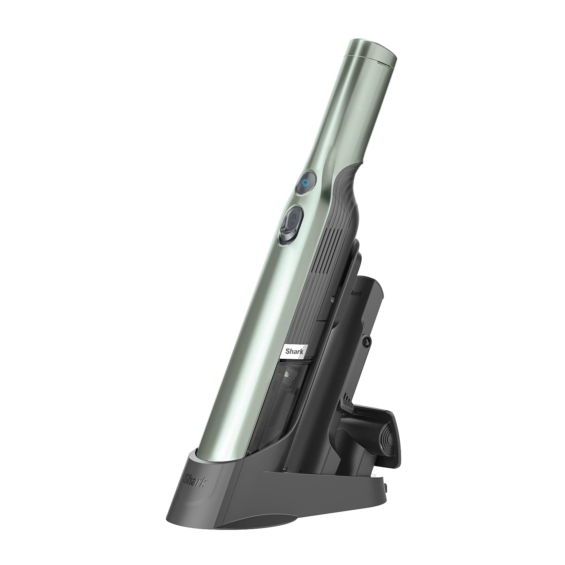 Lightweight Shark Wandvac Cordless Handheld Vacuum with Powerful Suction, Charging Dock, and One-Touch Empty - Sage Green