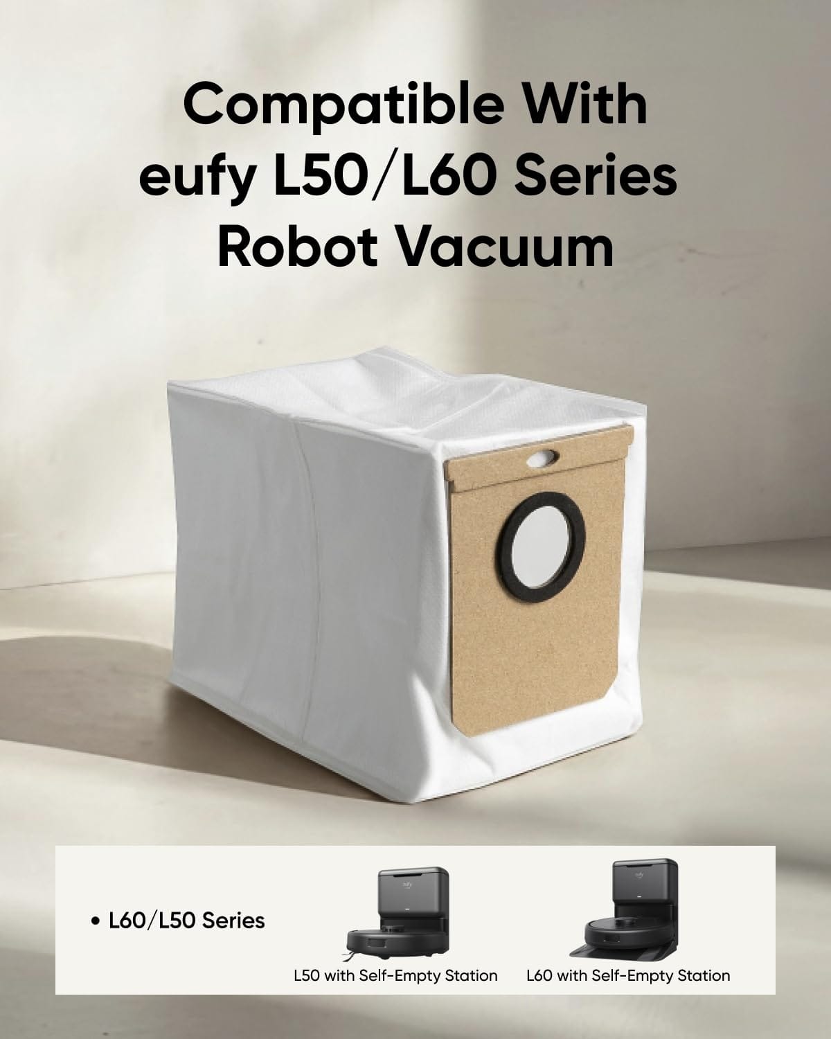 Eufy L60/L50 Series Replacement Dust Bags with Self-Empty Station (Pack of 6) for Pet Hair Vacuum - Review Image 2