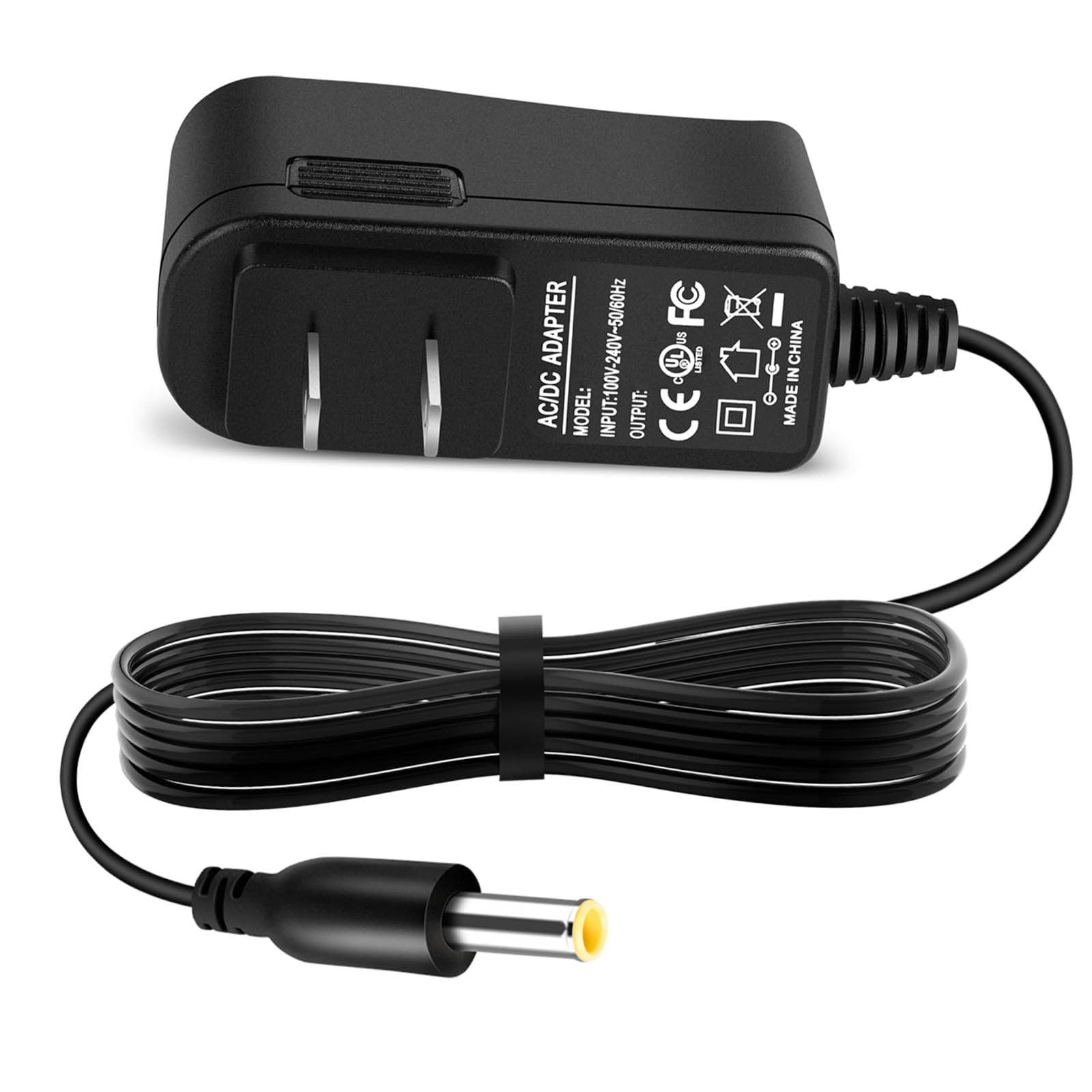 Bissell 2837 Pet Stain Eraser Powerbrush Charger Replacement with Extra Long Cord - Compatible with Bissell 2842, 2846, 2877 Portable Cleaners