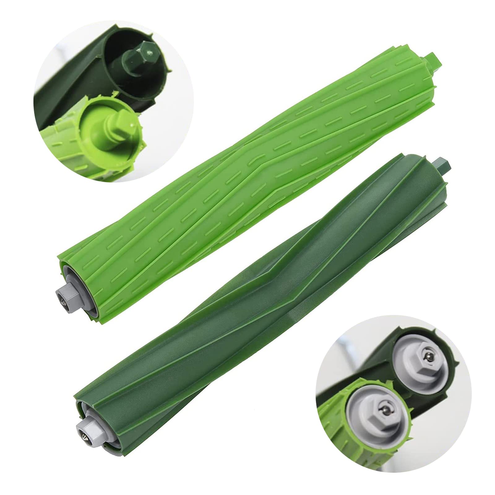 4 Sets Replacement Rubber Roller Brushes Compatible with iRobot Roomba E/I/J Series - High-Quality Accessory Kit - Review Image 4