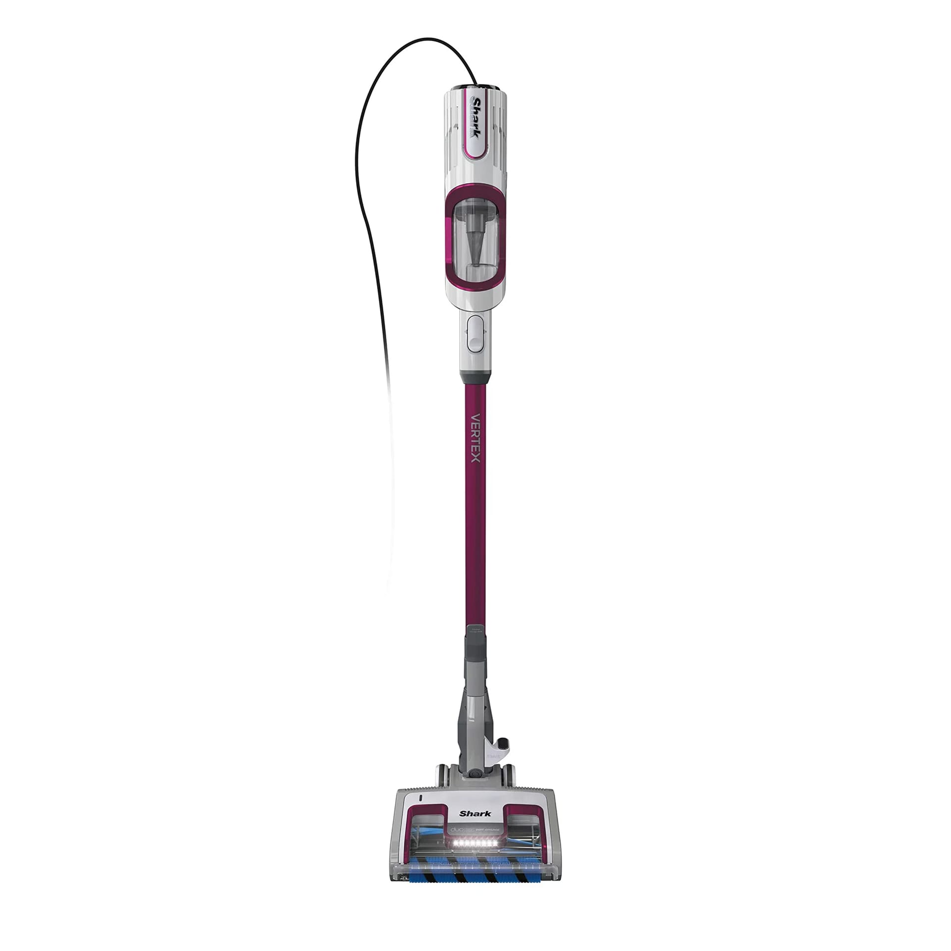 Shark Vertex Ultralight Corded Stick Vacuum with Duoclean Powerfins, Self-Cleaning Brushroll, and Pet Hair Pickup, Cobalt Blue