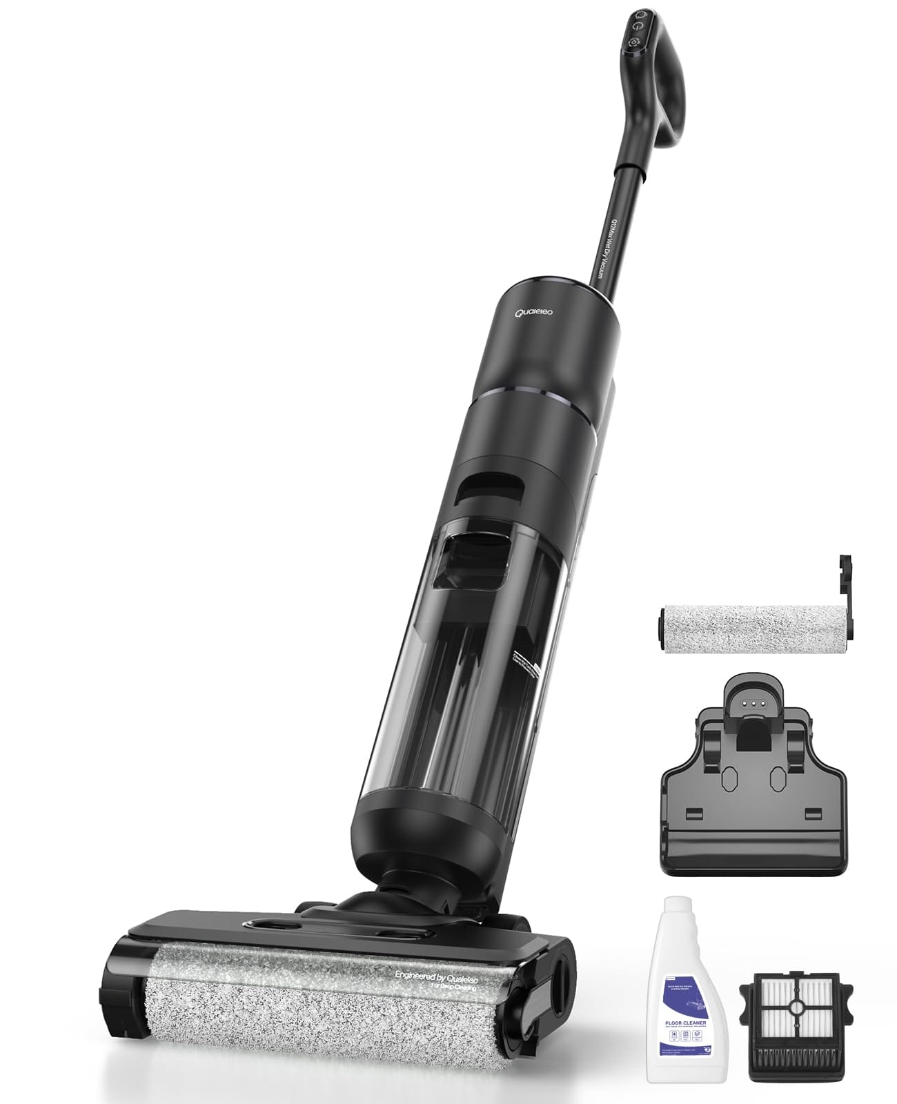 Cordless Wet Dry Vacuum and Mop Combo Cleaner with Electrolytic Water Technology