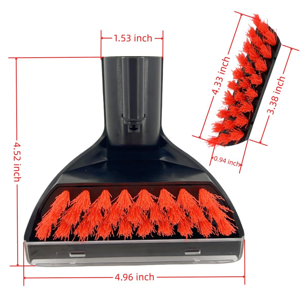 Replacement Parts Compatible with Upgraded 5.3In 1400B Little Green Machine Multi-Purpose Tools for Tough Stain Brush Tool Attachments (Black 1+2) - Review Image 2