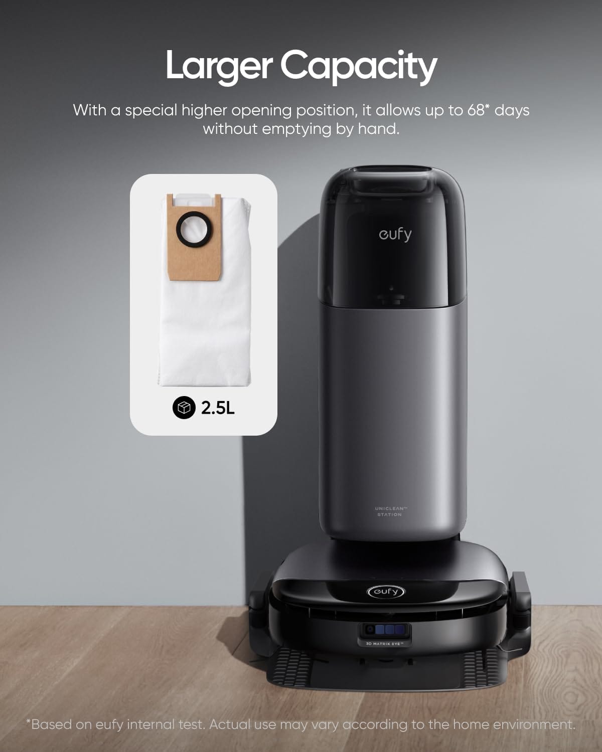 Eufy Dust Bag Replacement for Robot Vacuum Omni S1 Pro - 3 Pack, 6-Month Supply - Review Image 4