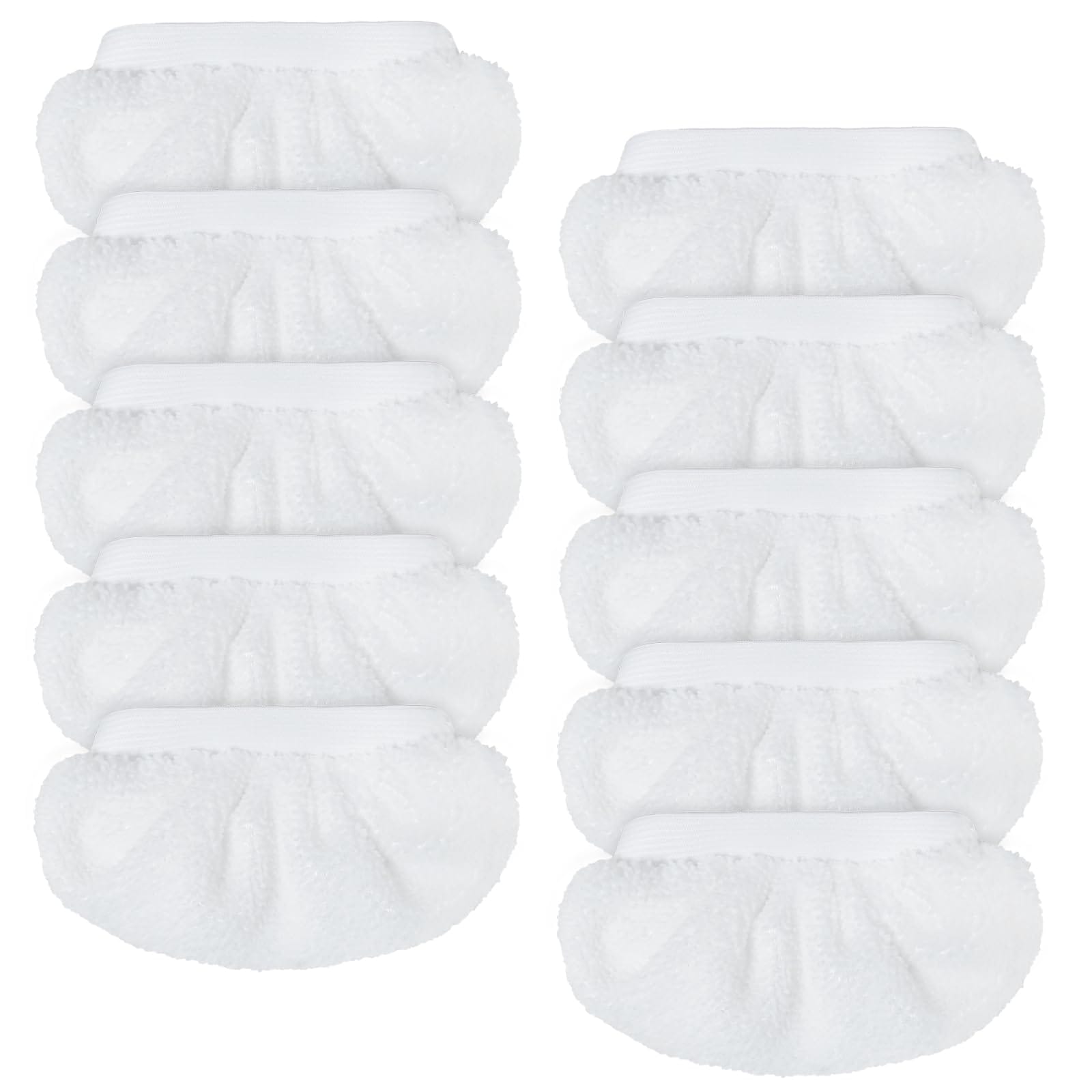 Universal Reusable Steam Mop Pads for Handheld Steam Cleaners - Compatible with Bissell, Wagner, Comforday, PurSteam - 10 Pack