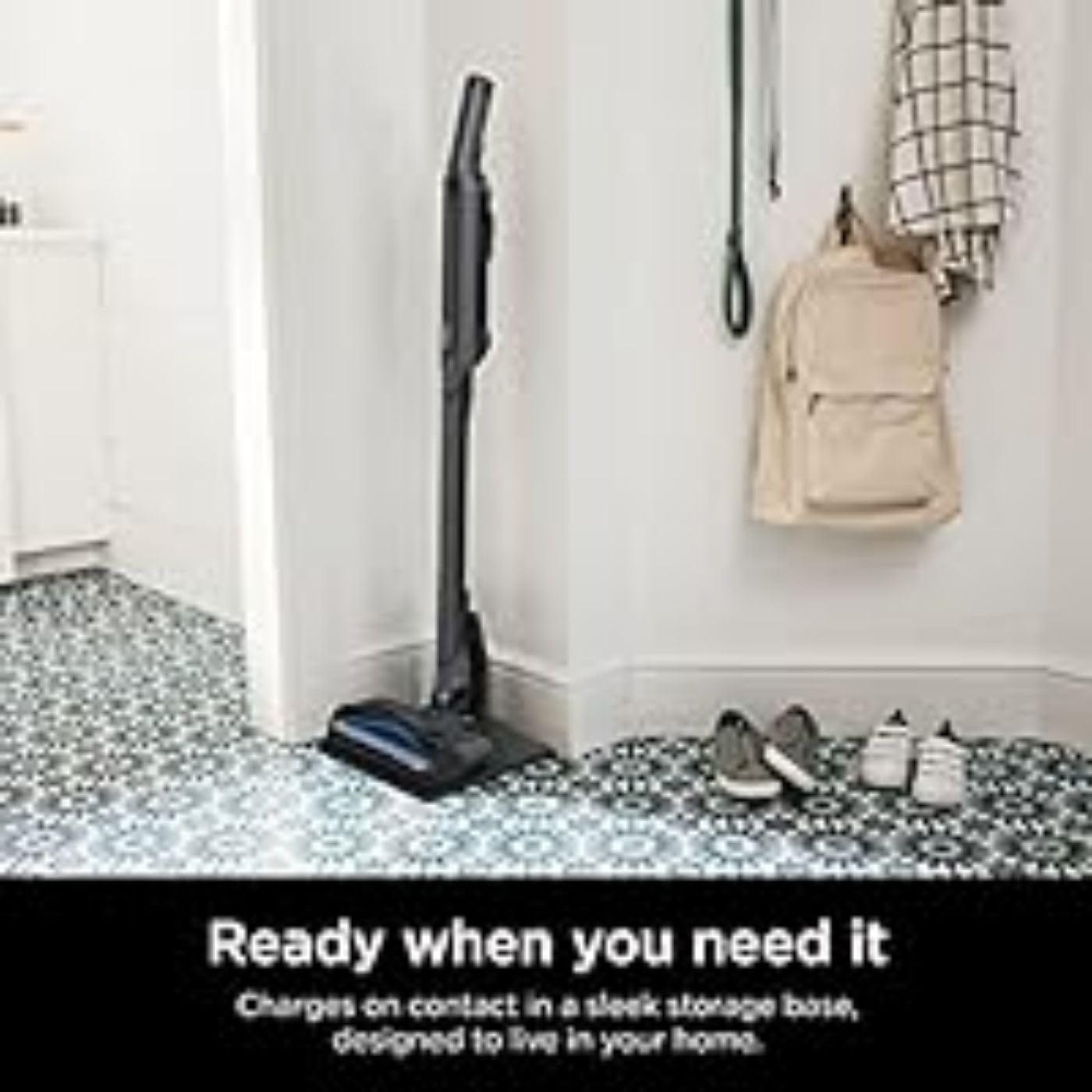 Shark Wandvac System Pet Ultra-Lightweight Cordless Stick Vacuum with Charging Dock - WS642, Grey - Review Image 2
