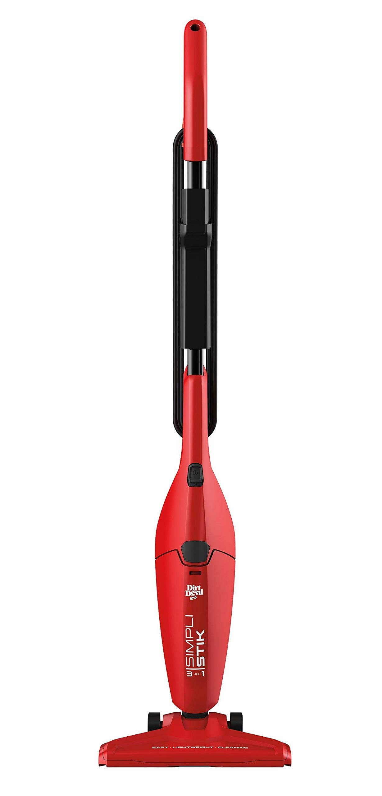 Lightweight Dirt Devil Simpli-Stik 3-in-1 Hand and Stick Vac, Bagless Vacuum Cleaner (SD20000Red)