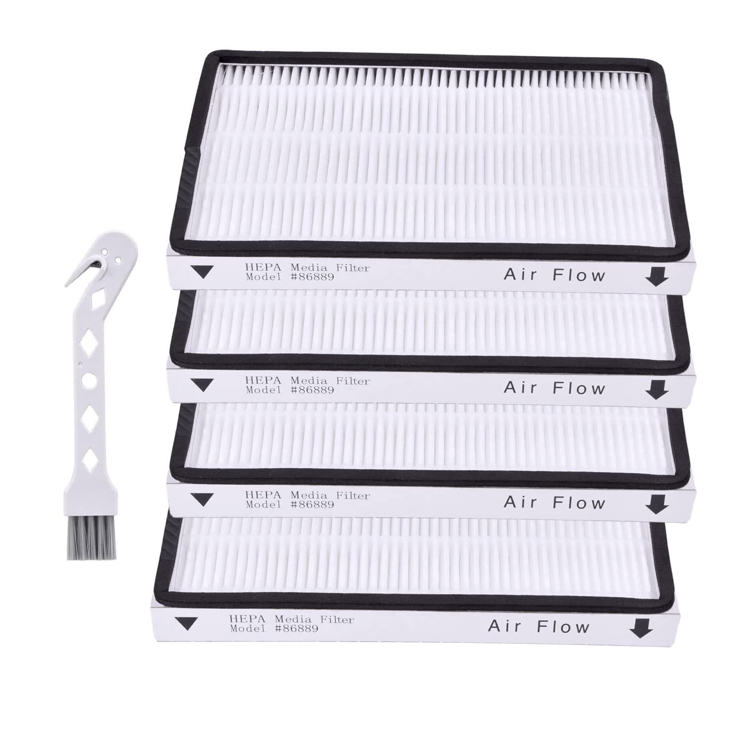 4 Pack HEPA Vacuum Cleaner Filters for Kenmore EF-1 and Panasonic MC-V199H, Part #86889