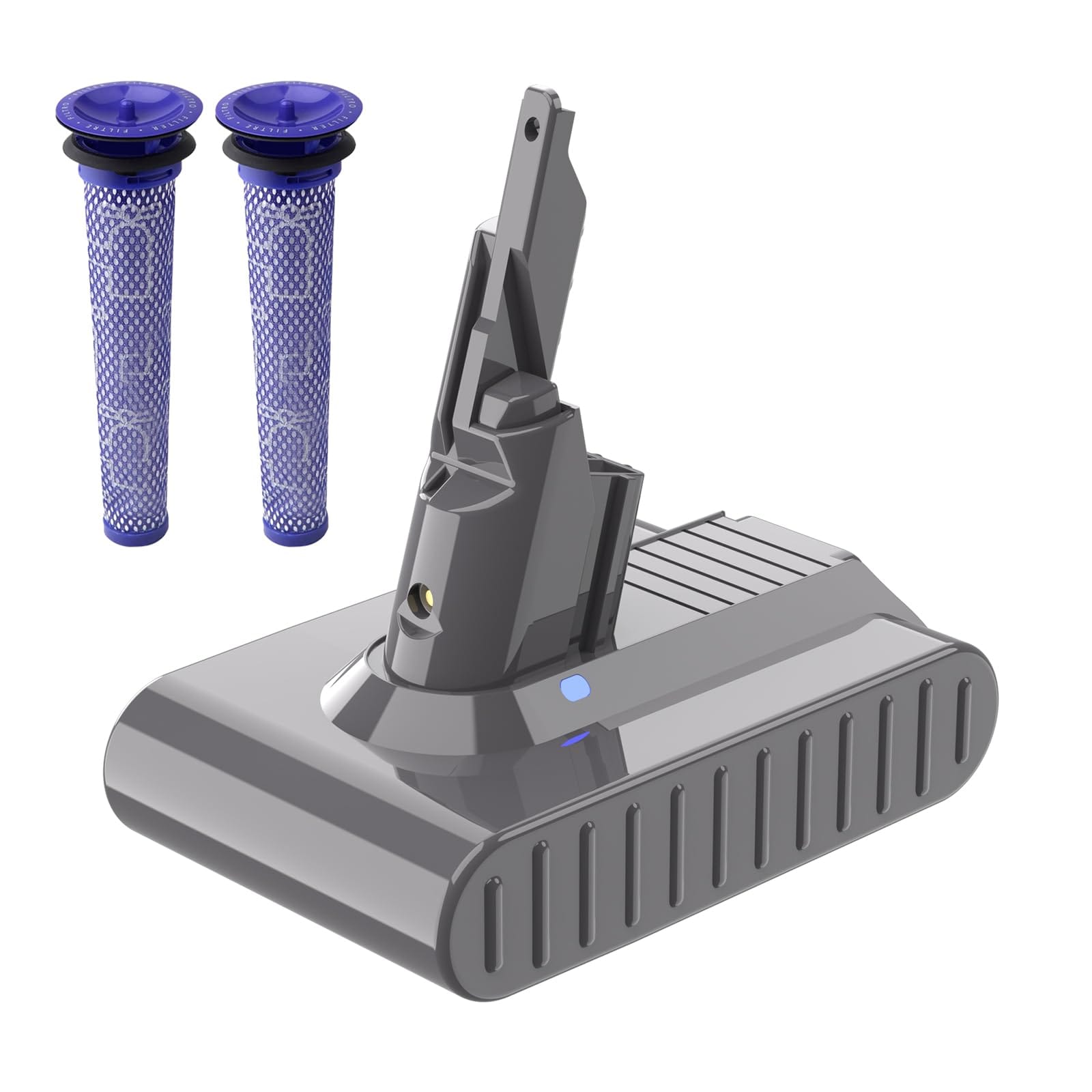 High Capacity 7000mAh 21.6V Battery Replacement for Dyson V7 Vacuum Cleaners - Compatible with V7 Animal, V7 Motorhead, V7 Absolute, V7 Fluffy, V7 229687 Trigger