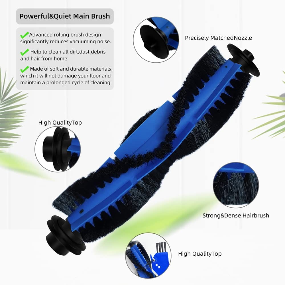 HEPA Filter Replacement Parts Kit Compatible With Anker Eufy Robotic Vacuum Cleaners | Roller Brush, Side Brushes, Unibody Filter - Review Image 4