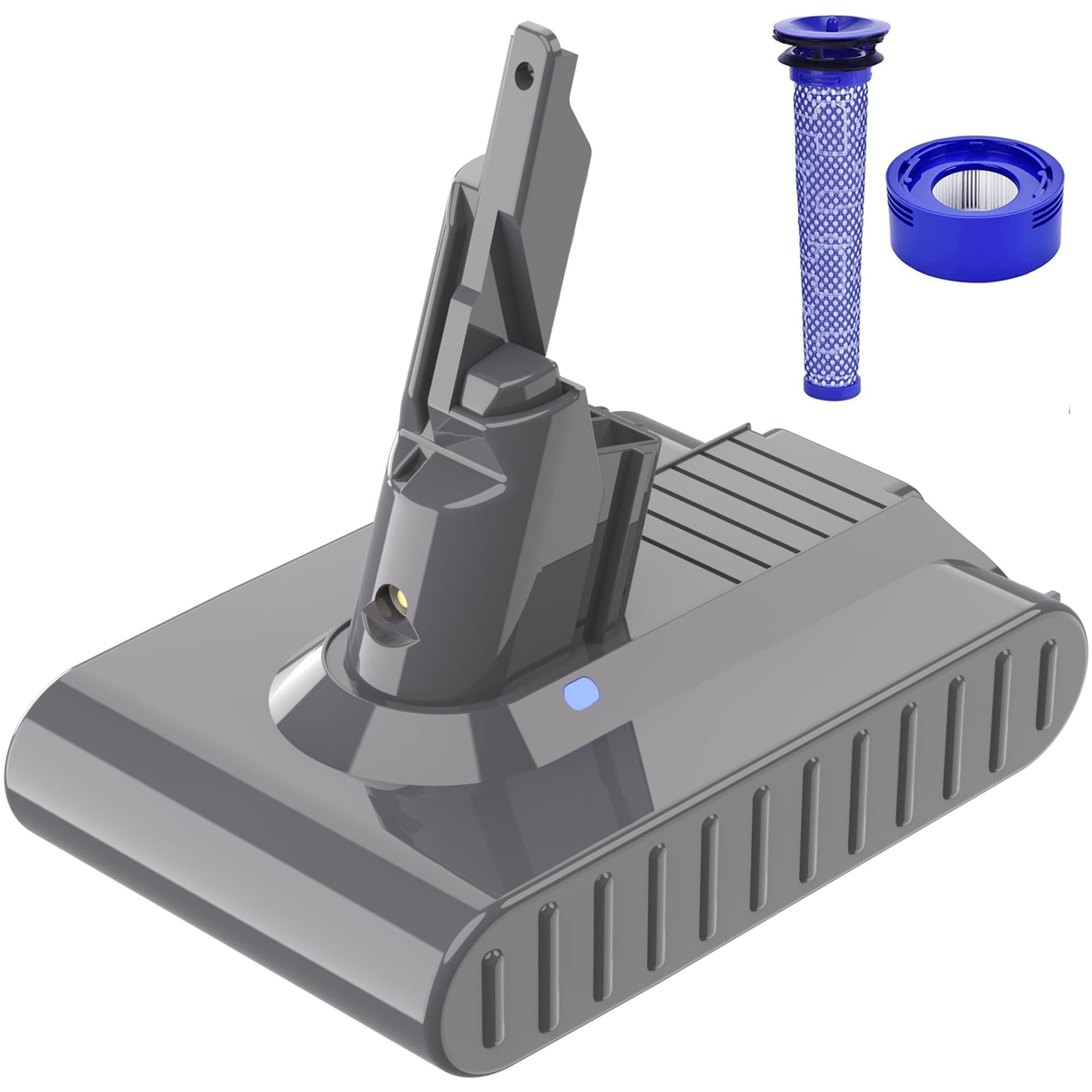 High-Capacity Bonacell V7 21.6V 6000mAh Li-ion Replacement Battery for V7 Cordless Vacuum Cleaners