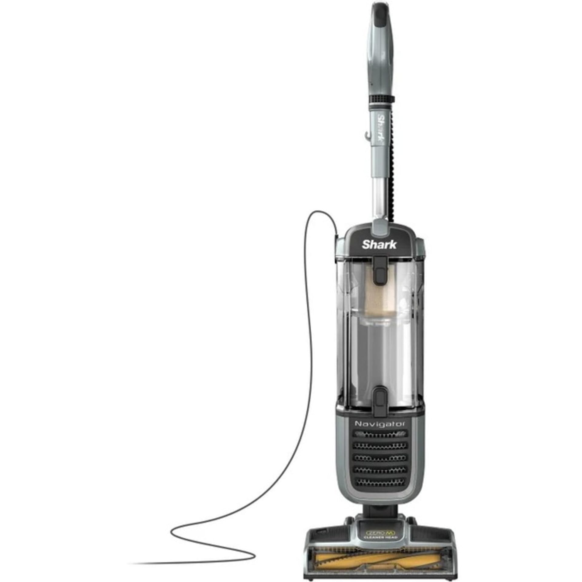 Shark Navigator Zero-M Pet Pro Upright Vacuum with Self-Cleaning Brushroll, Pewter Grey Metallic