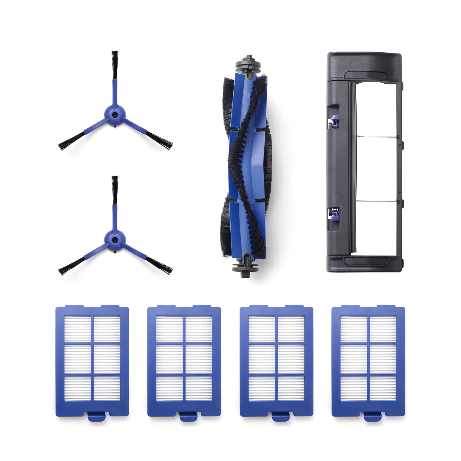 Eufy RoboVac X8/X8 Hybrid Accessories Kit - Replacement Side Brushes, Filters, Rolling Brush, Brush Guard