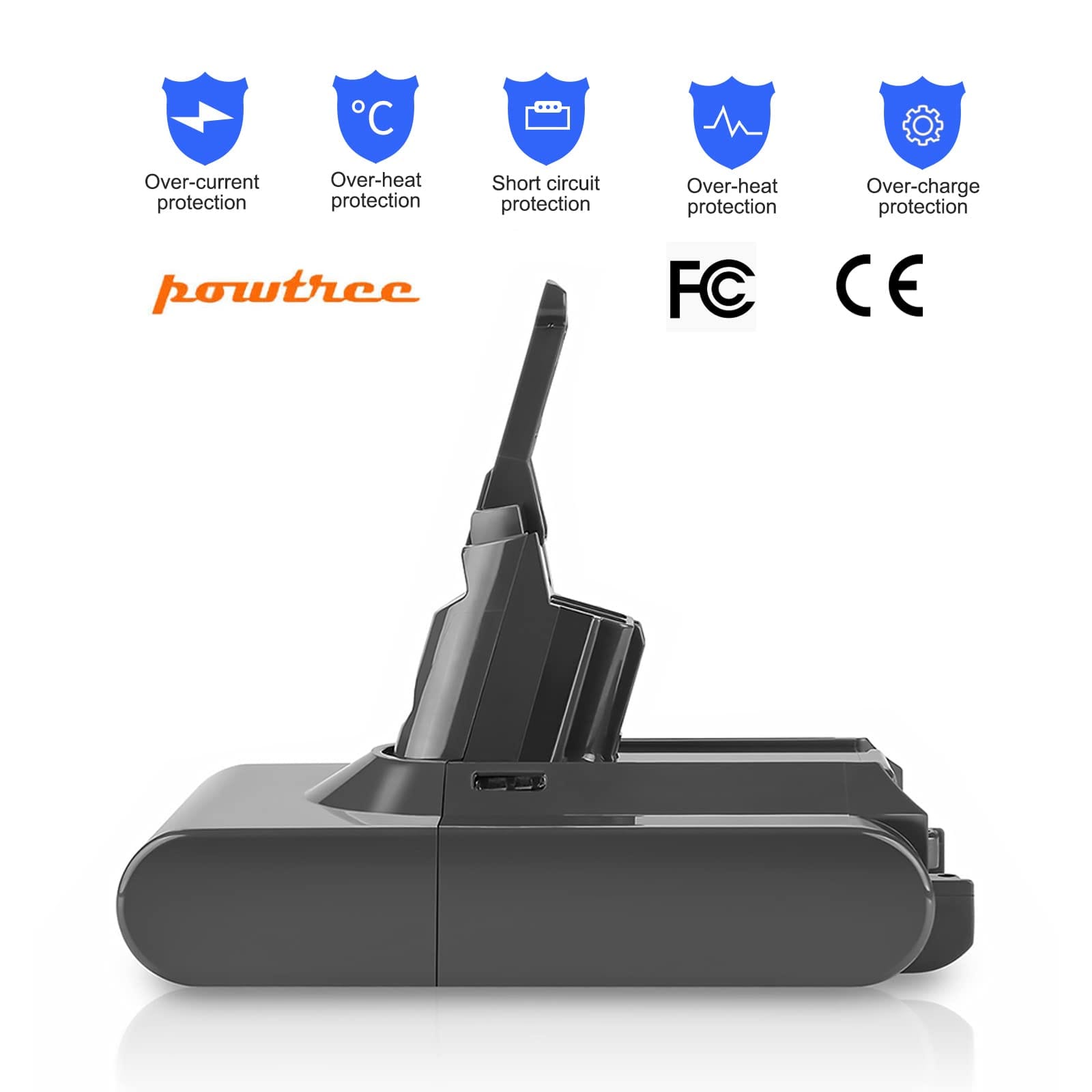 Upgraded 6000mAh V8 SV10 Replacement Battery for Dyson V8 Animal/Absolute/Motorhead Cordless Vacuum - Review Image 4