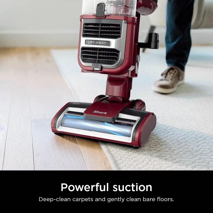 Renewed Shark R-Zu660 Navigator Lift-Away Upright Vacuum Cleaner with Self-Cleaning Brushroll, Powerfins, HEPA Filtration - Ideal for Pets, Paprika - Review Image 2