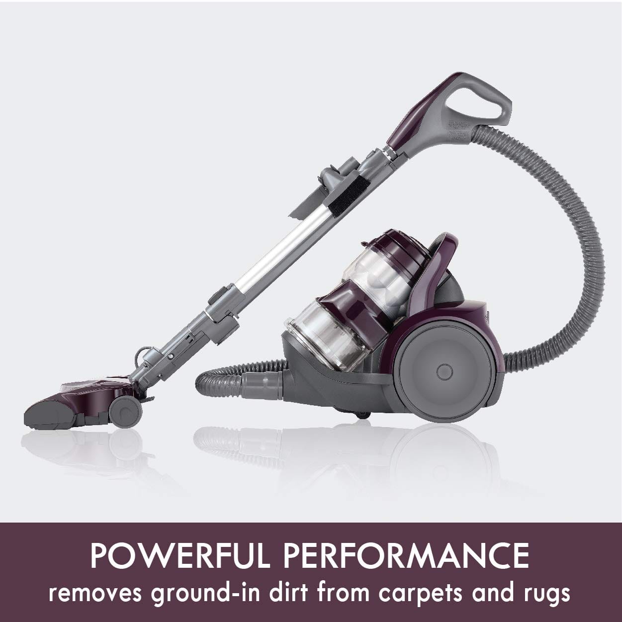 Kenmore Lightweight Bagless Canister Vacuum with Pet Powermate and Hepa Filter - Eggplant - Review Image 3