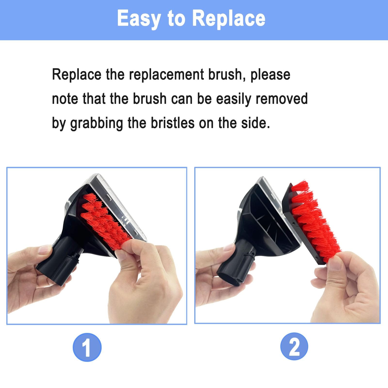 Bissell Little Green Machine Brush Replacement Pack for Upholstery Cleaner, 1+2 Pack - Review Image 4