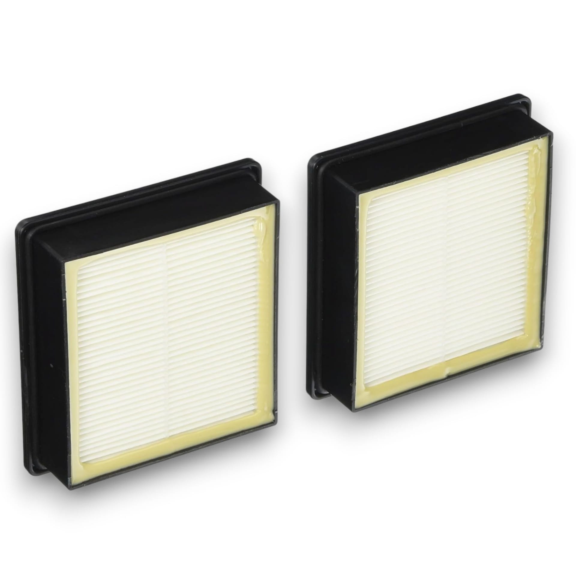 HEPA Replacement Filter Twin Pack for Proteam Backpack Vacuums - Fits Super Coach Pro 10, Pro 6, GoFree Flex Pro, ProVac FS 6 - White