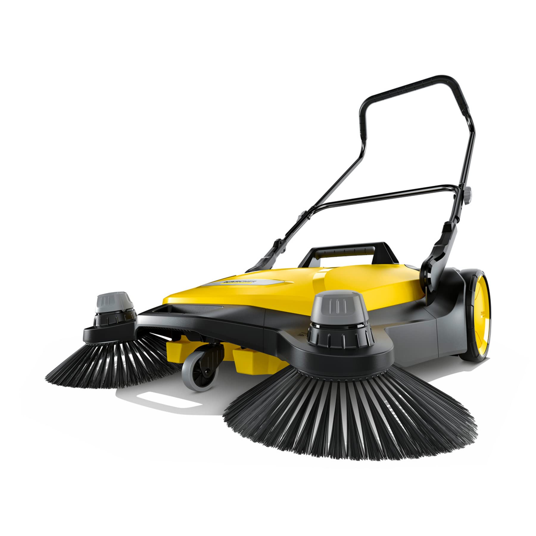 Kärcher S 6 Twin Outdoor Hand Push Sweeper - 10 Gallon Capacity - Ideal for Year-Round Cleaning - 33.9" Sweeping Width