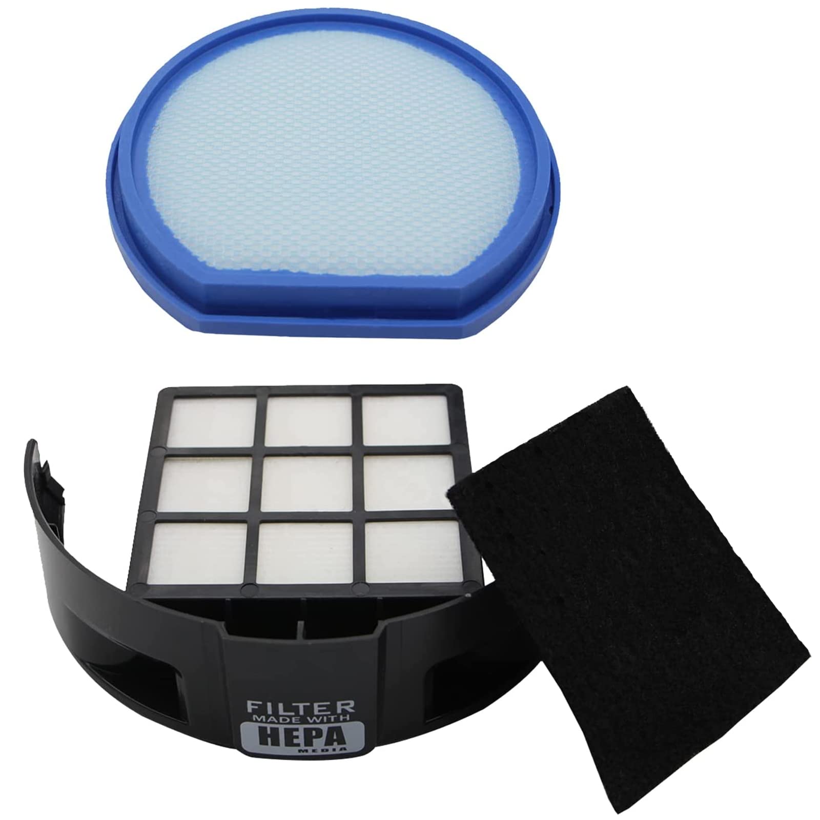 Pet Hair Vacuum Filter Set for Hoover T-Series Windtunnel Upright Vacuum, 1 Pack Primary Filter and 1 Pack HEPA Filter