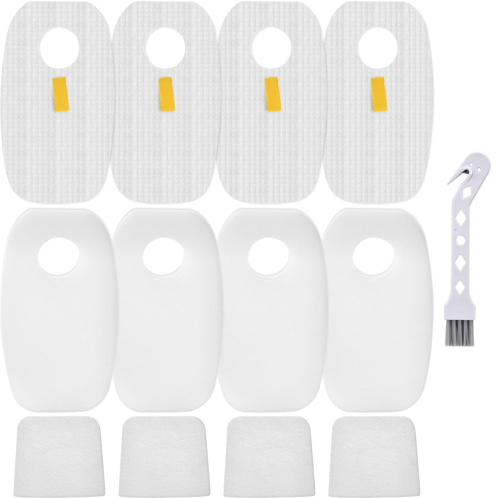 High-Quality Foam & Felt Filter Replacement Kit for Shark Rocket DuoClean Vacuum Cleaner HV380 Series - 4 Pack