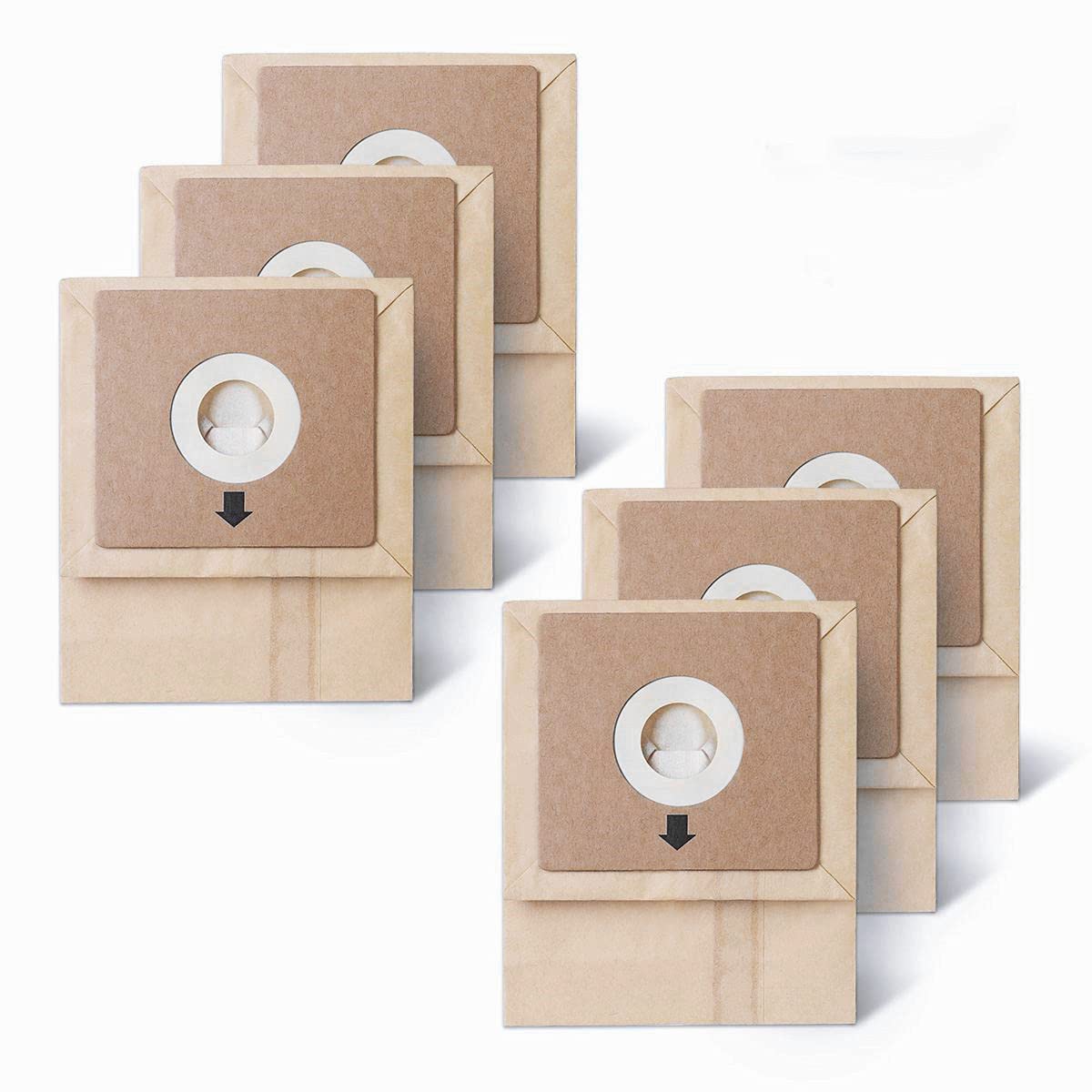 High-Quality Replacement Dust Bags for Bissell Zing & PowerForce Bagged Canister 4122 Series (Pack of 6)