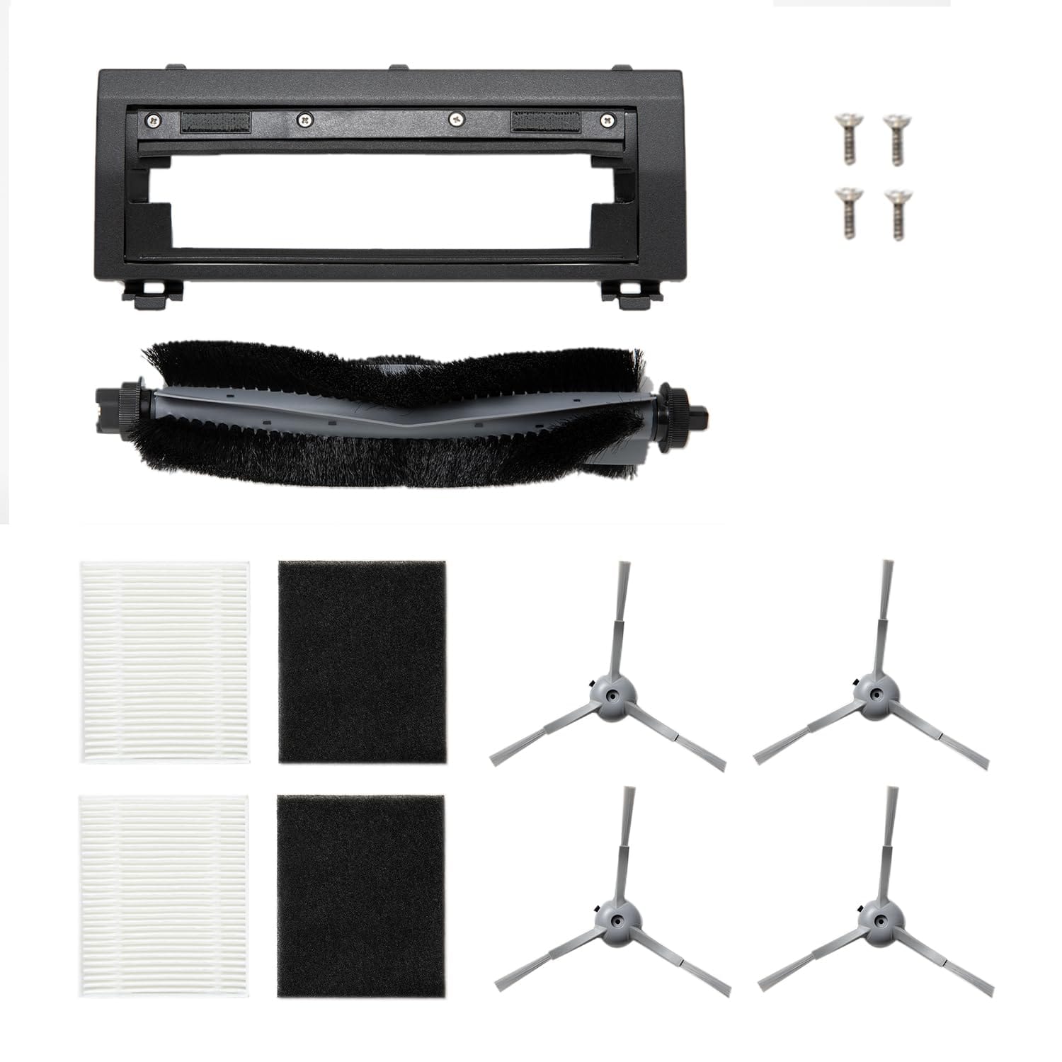 Eufy L60 Series Compatible Replacement Accessories Kit with Self-Empty Station