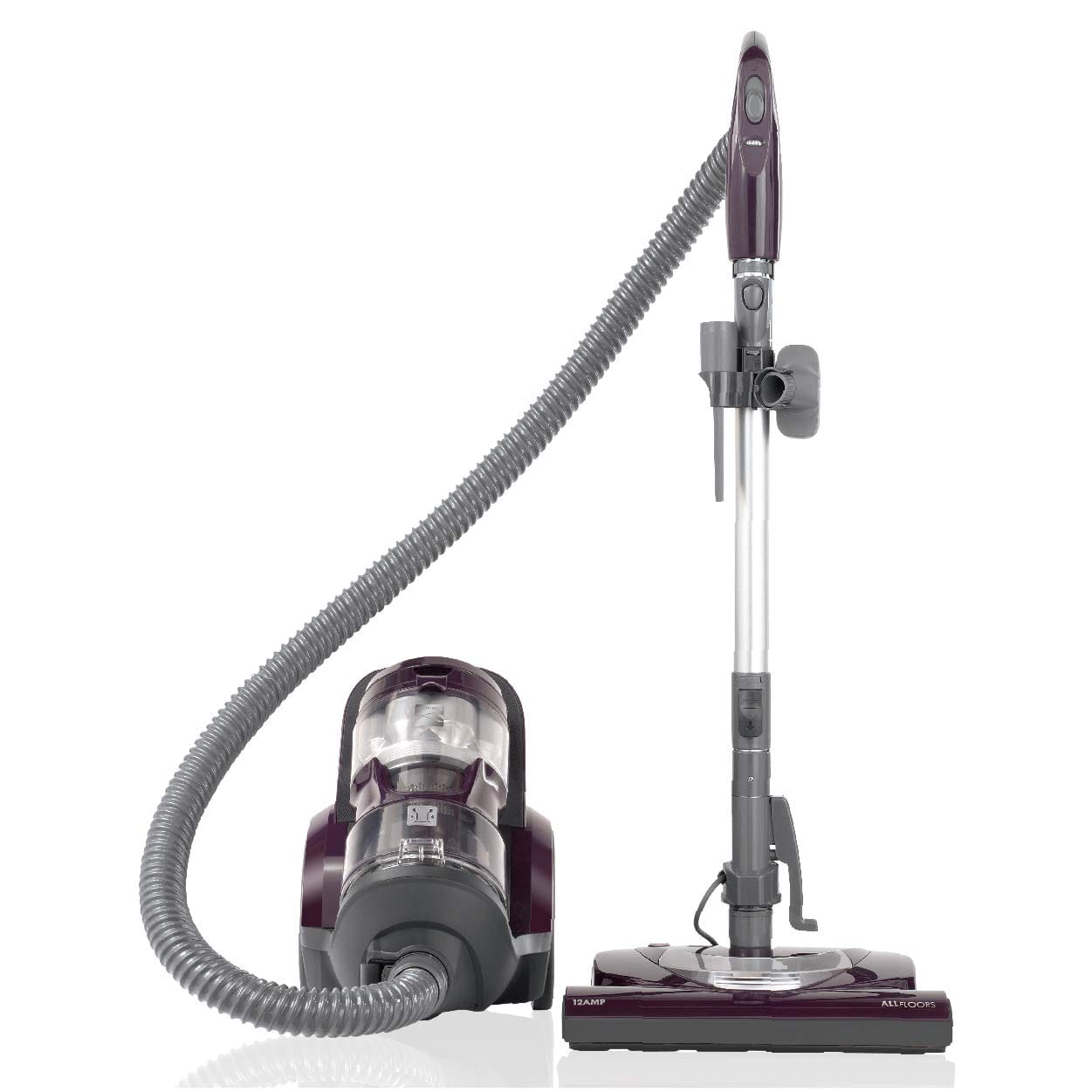 Kenmore Lightweight Bagless Canister Vacuum with Pet Powermate and Hepa Filter - Eggplant