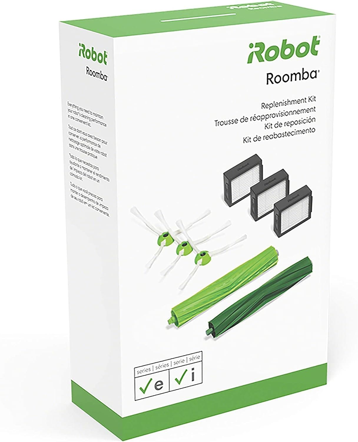 iRobot Roomba E, I, & J Series Replenishment Kit - Replacement Parts Bundle for Enhanced Cleaning Performance