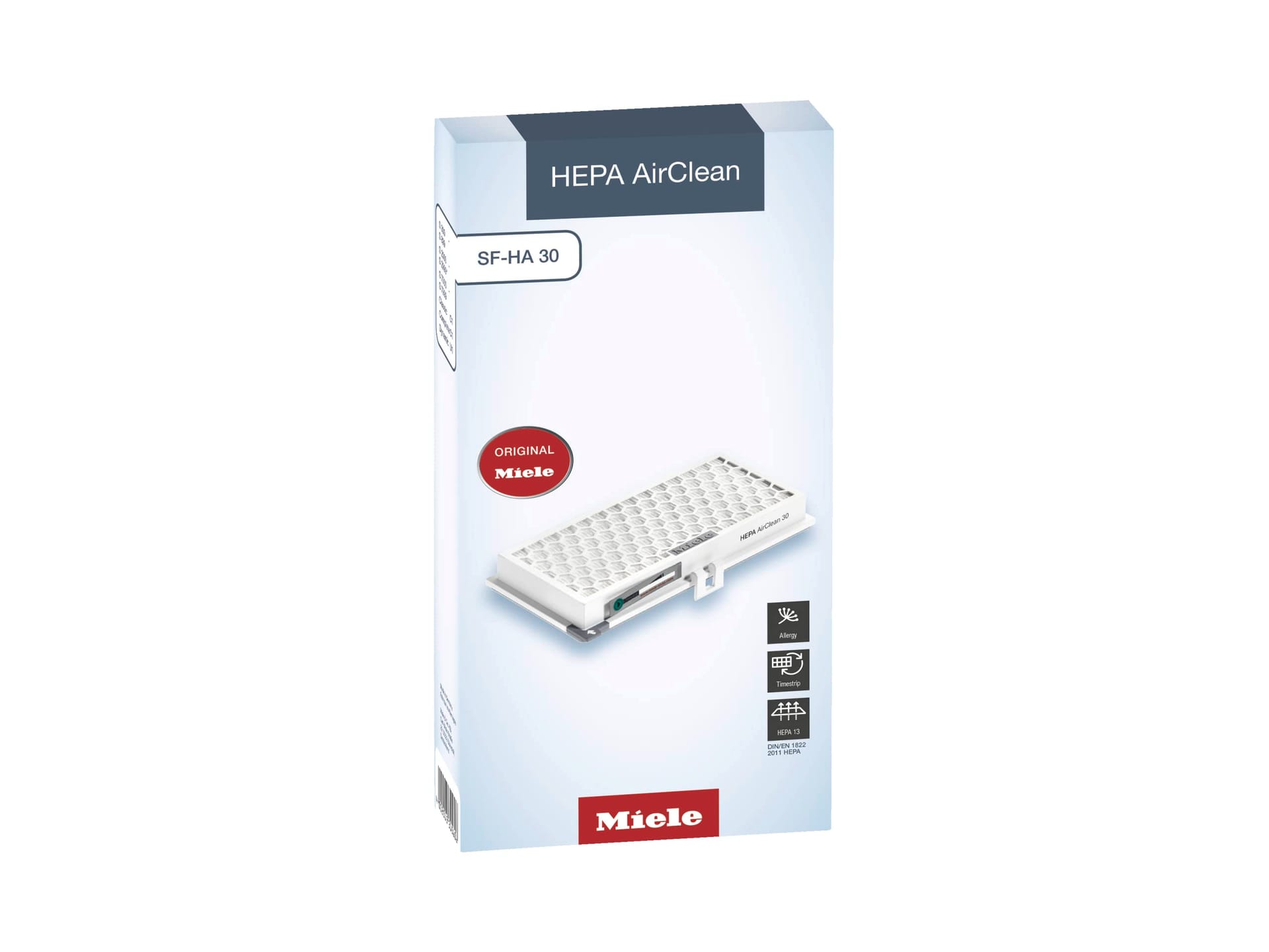 Genuine Miele Vacuum Cleaner Active HEPA Filter SF-HA30 Compatible with S2000, S300-S700, C1 Canisters, S7000 Uprights [MIE1003]