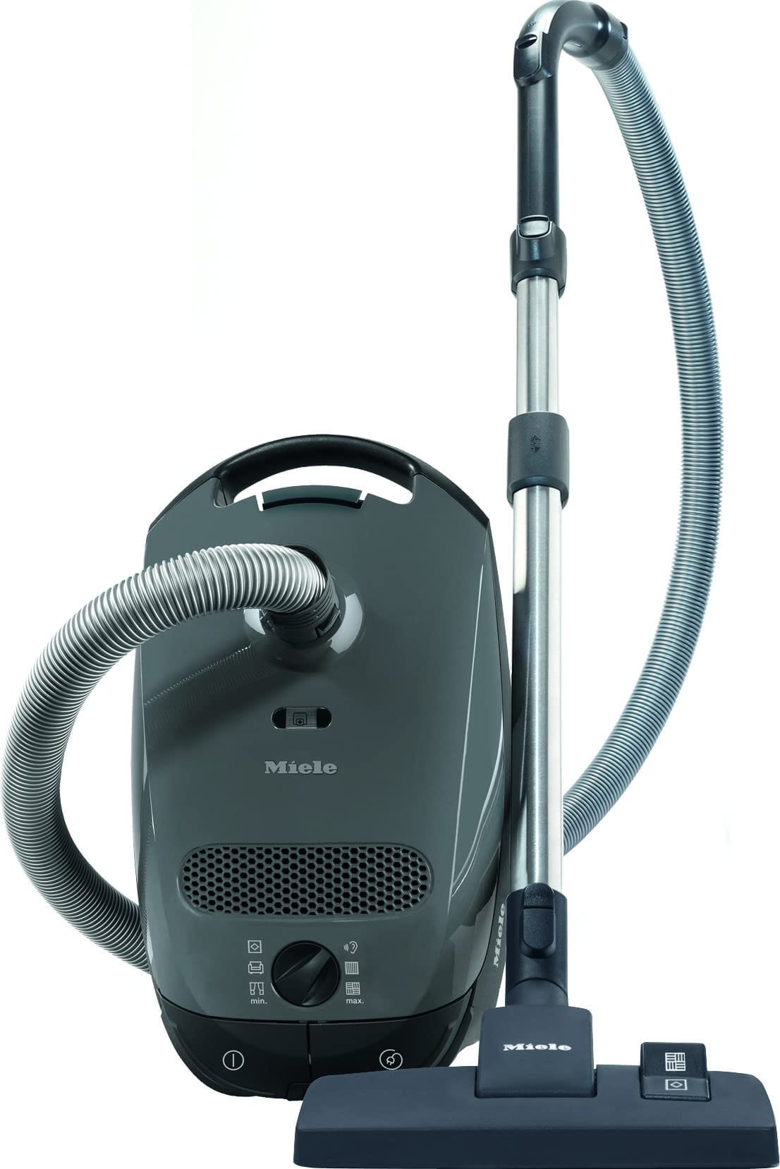 Miele Classic C1 Pure Suction Bagged Canister Vacuum, Graphite Grey for Hard Floors and Carpets